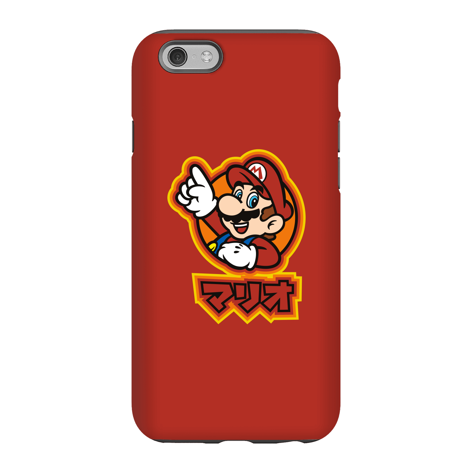 Nintendo Super Mario Mario Kanji Smartphone Hülle - iPhone 6S - Tough Hülle Glänzend