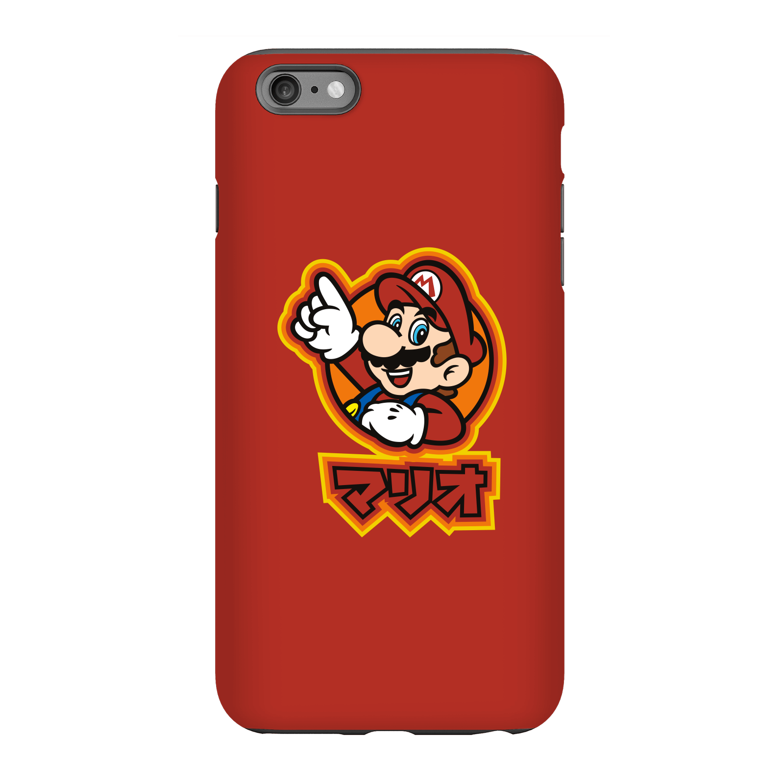 Nintendo Super Mario Mario Kanji Phone Case - iPhone 6 Plus - Tough Case - Gloss