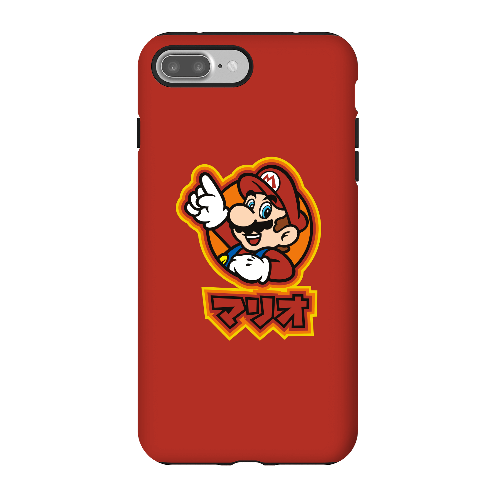 Nintendo Super Mario Mario Kanji Phone Case - iPhone 7 Plus - Tough Case - Gloss