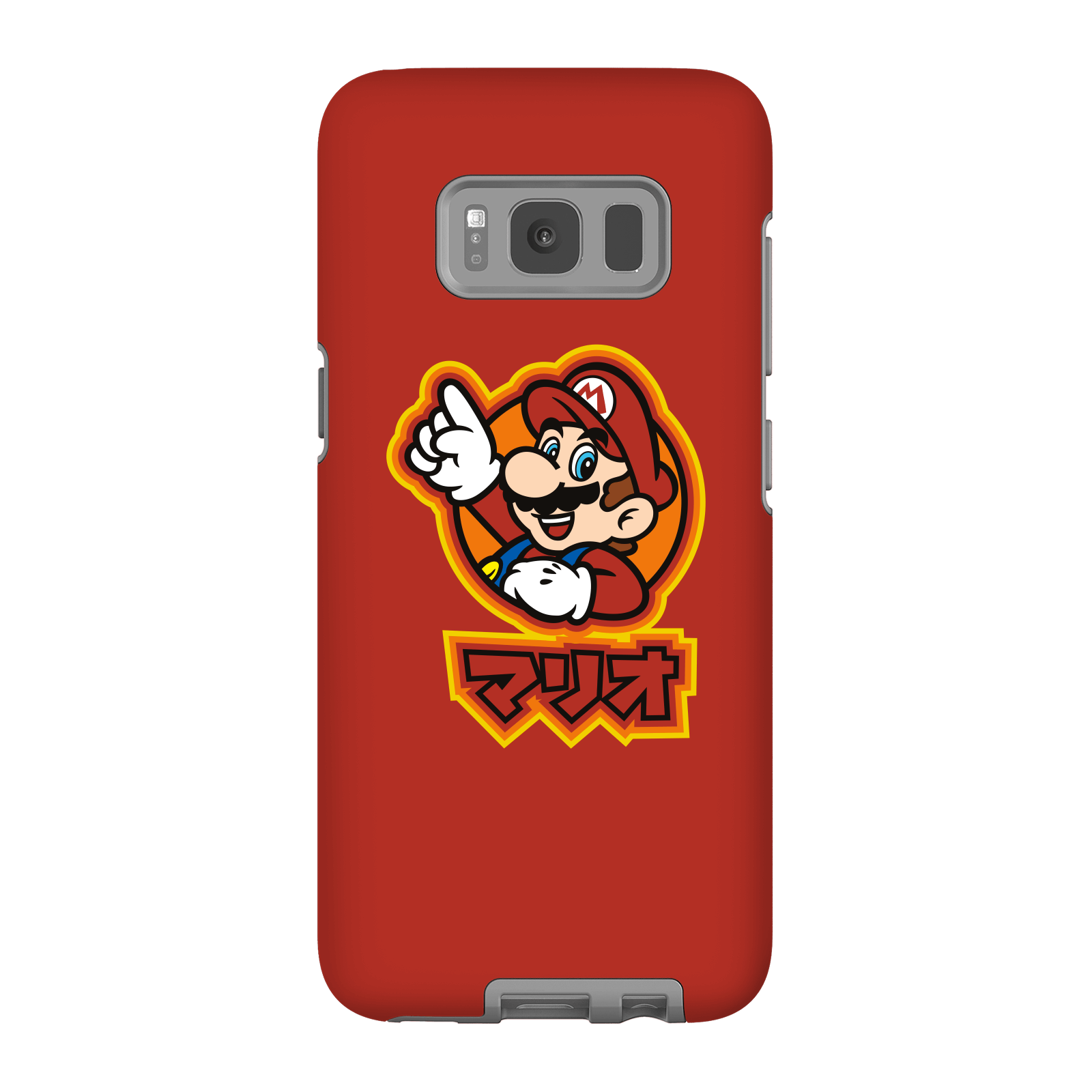 Nintendo Super Mario Mario Kanji Phone Case - Samsung S8 - Tough Case - Gloss