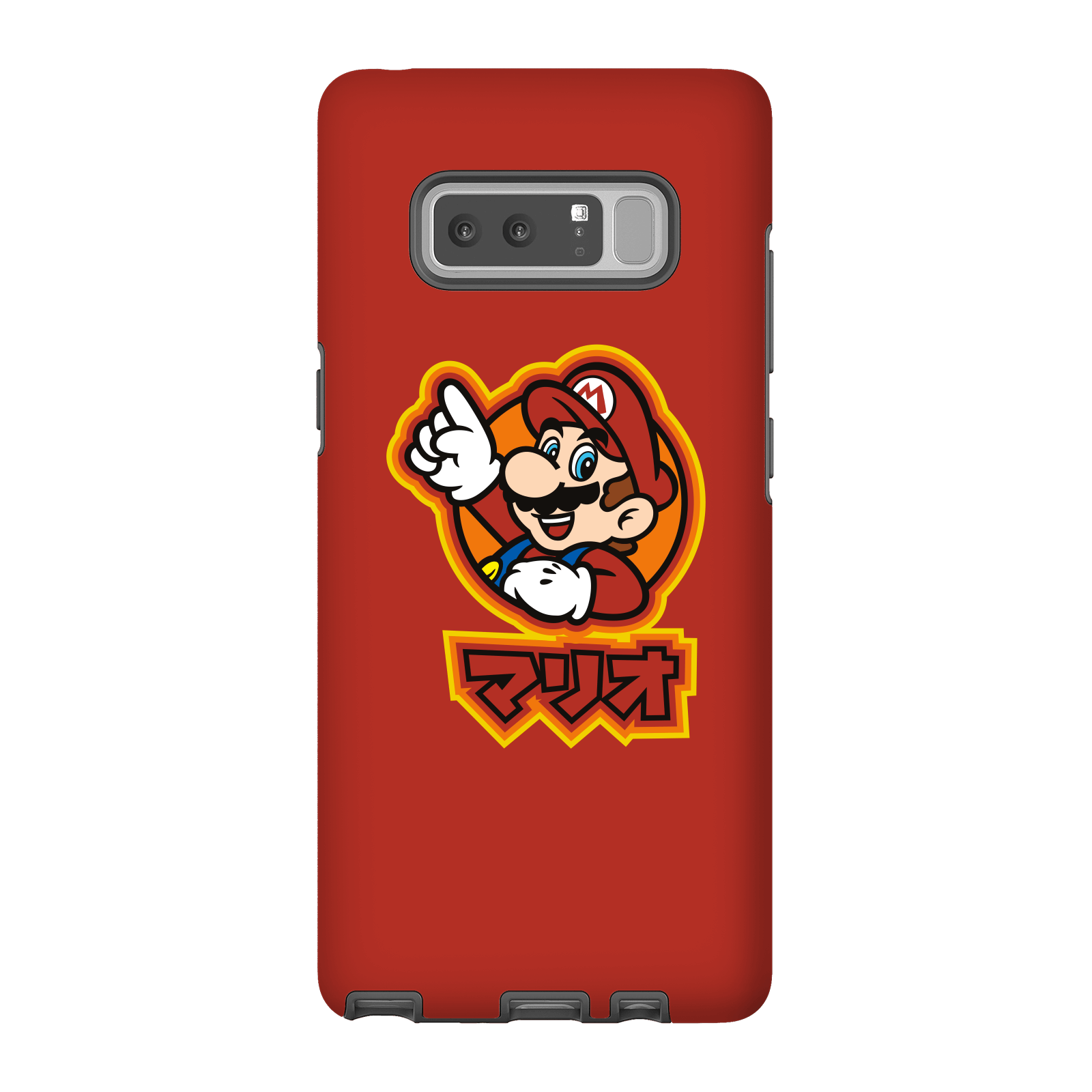 Nintendo Super Mario Mario Kanji Phone Case - Samsung Note 8 - Tough Case - Gloss
