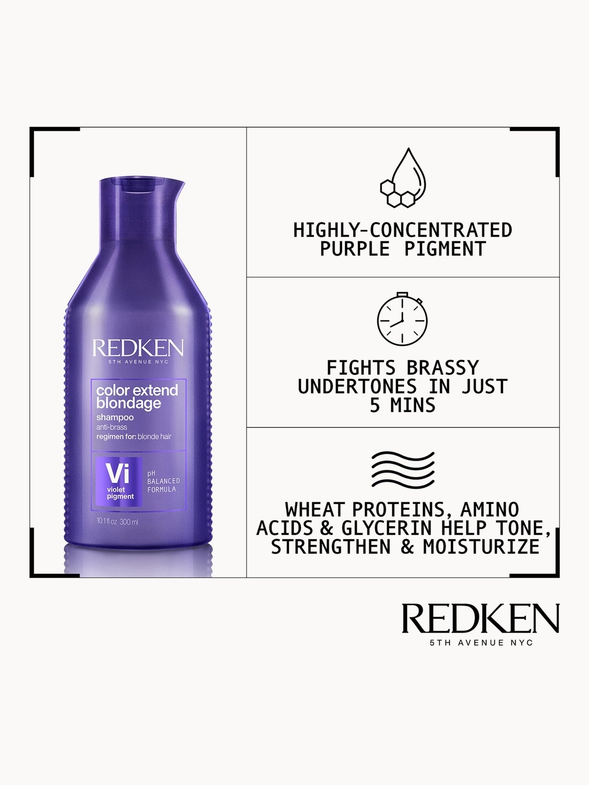  Redken Color Extend Blondage Shampoo 300ml 
