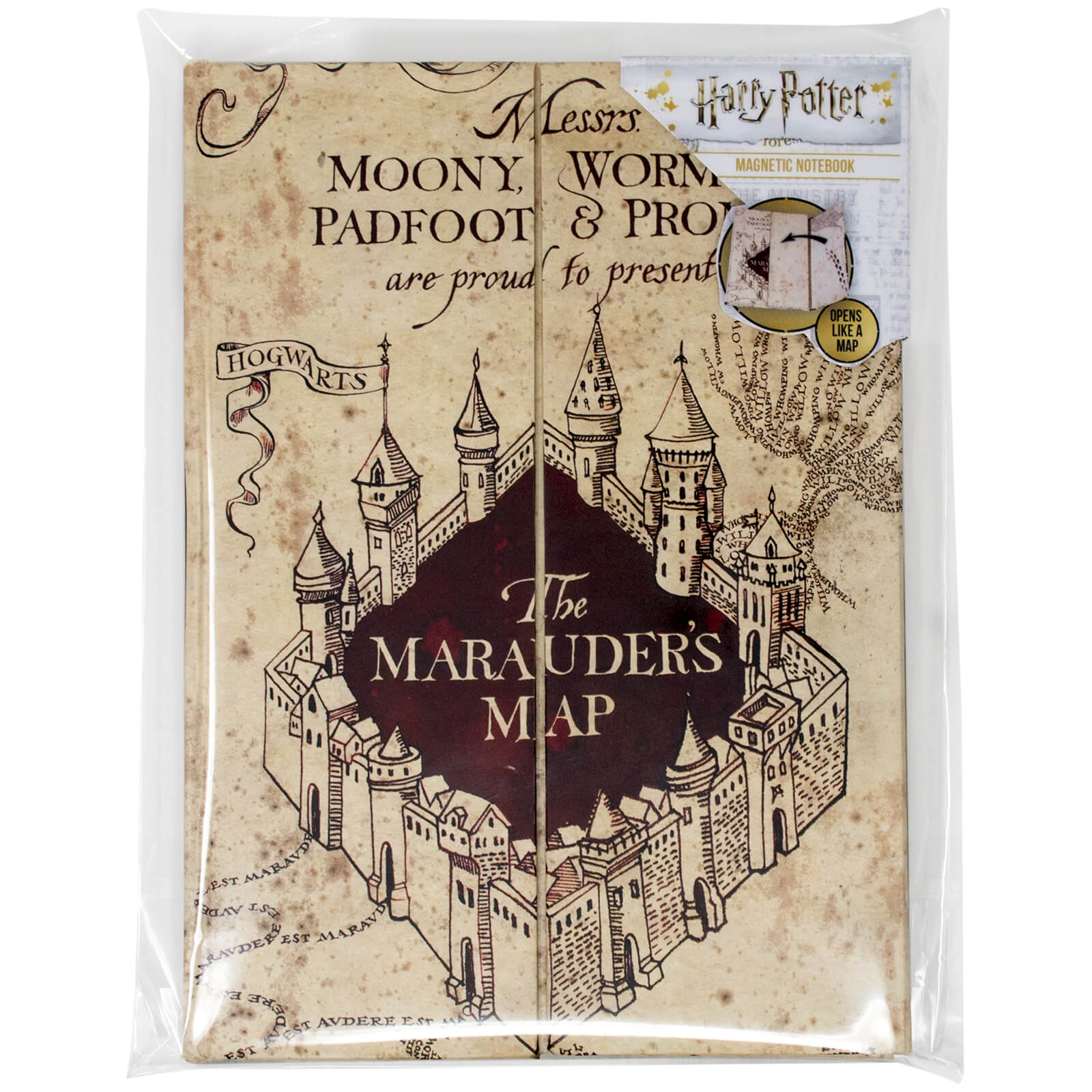 Harry Potter Maurader's Map A5 Notebook
