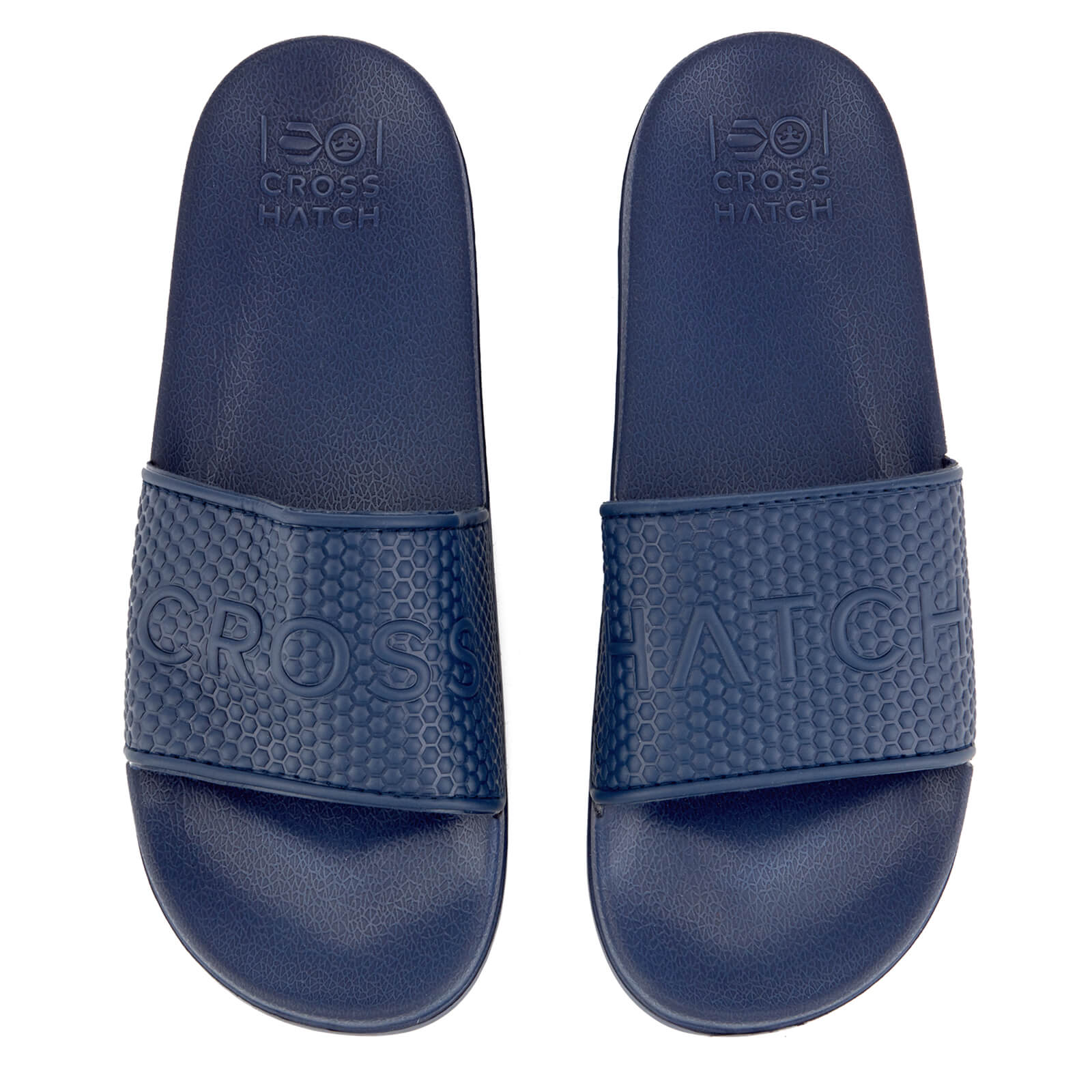 Crosshatch Men's Tulum Sliders - Estate Blue - UK 9 - Bleu