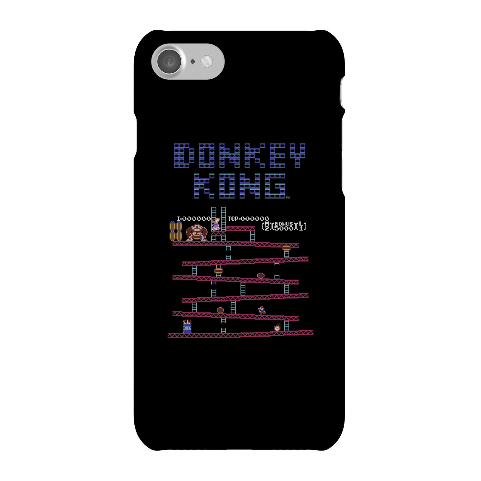 Nintendo Donkey Kong Retro Phone Case - iPhone 7 - Snap Case - Matte