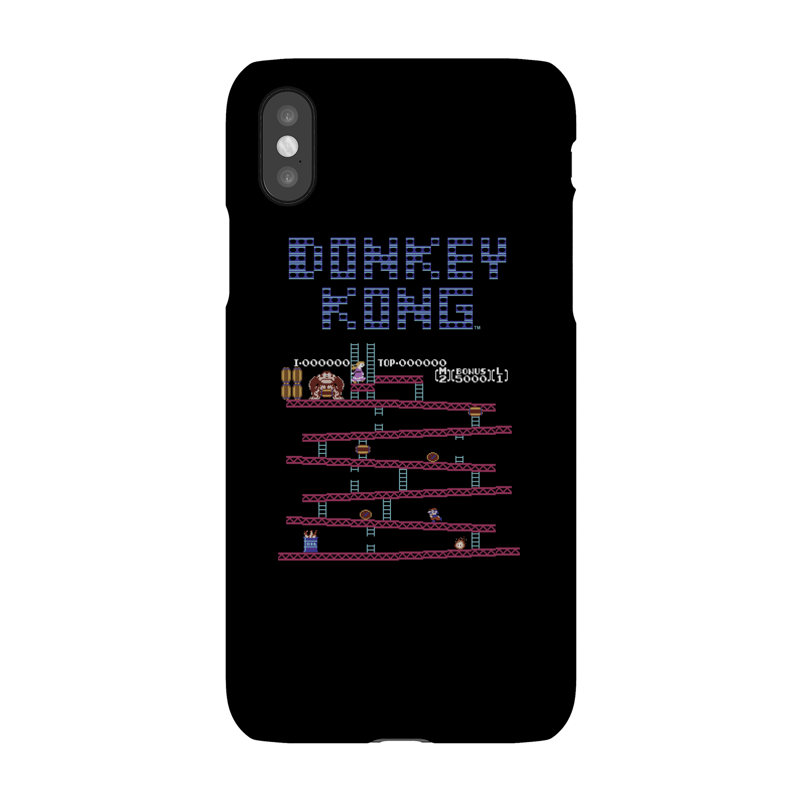 Nintendo Donkey Kong Retro Phone Case - iPhone X - Snap Case - Matte