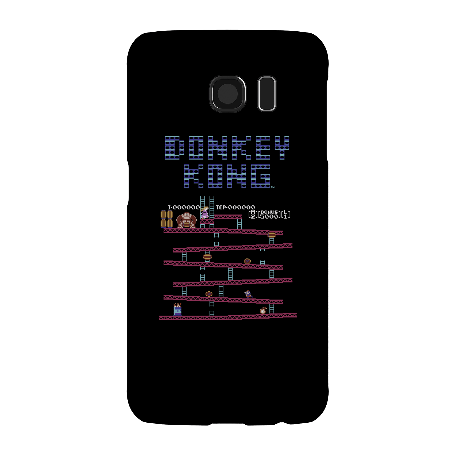 Nintendo Donkey Kong Retro Phone Case - Samsung S6 - Snap Case - Matte