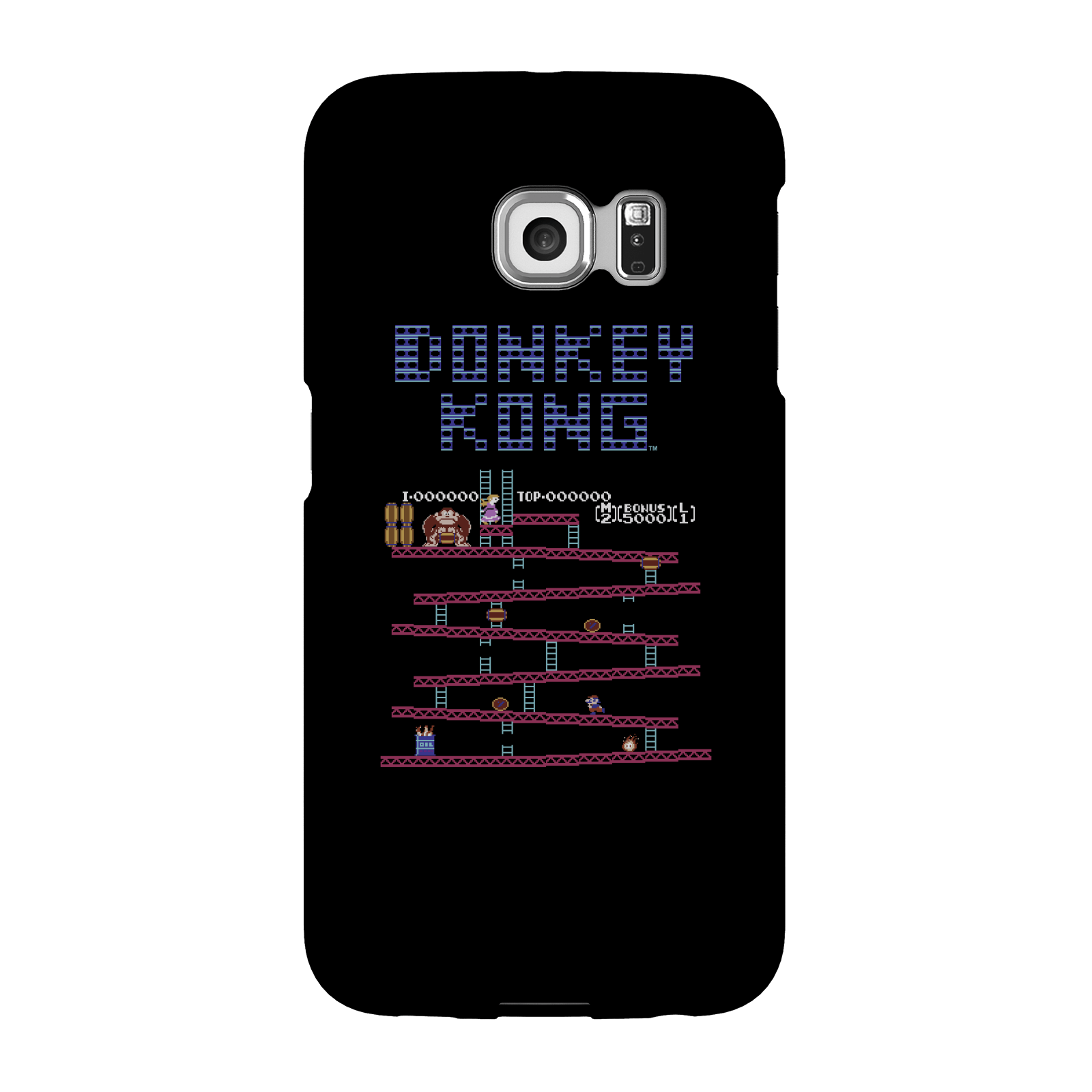 Nintendo Donkey Kong Retro Phone Case - Samsung S6 Edge - Snap Case - Matte