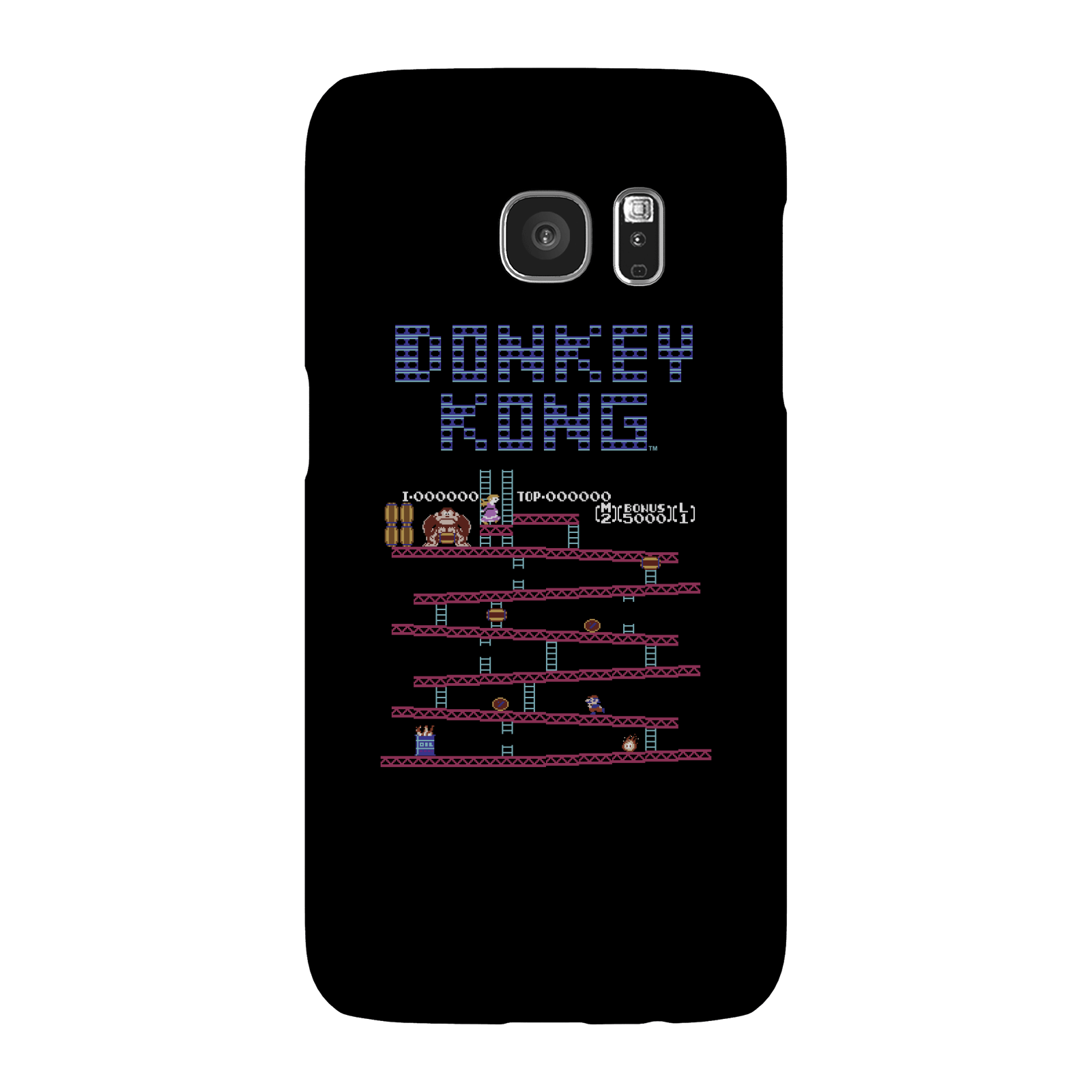 Nintendo Donkey Kong Retro Phone Case - Samsung S7 - Snap Case - Matte