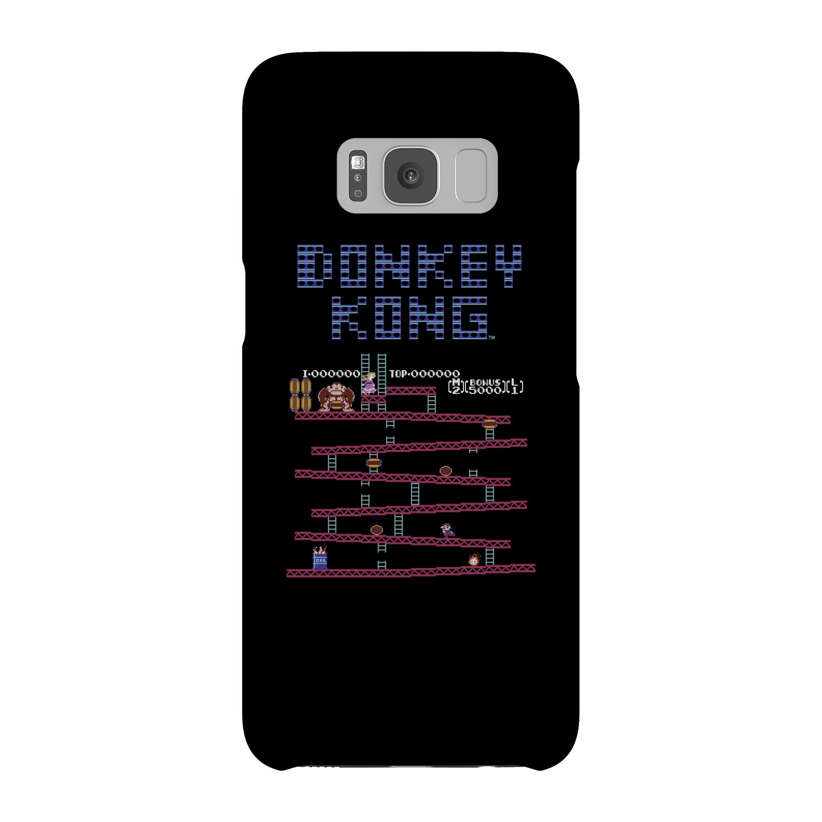Nintendo Donkey Kong Retro Phone Case - Samsung S8 - Snap Case - Matte