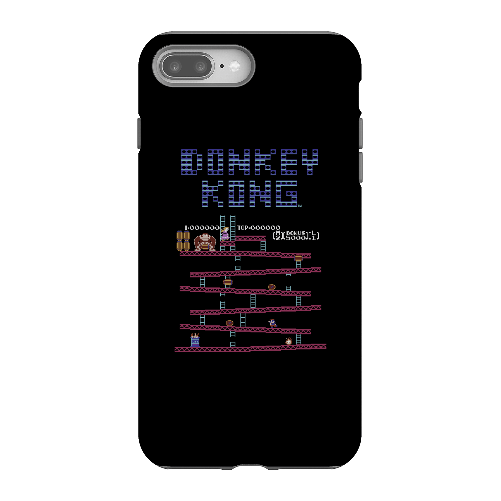 Nintendo Donkey Kong Retro Phone Case - iPhone 8 Plus - Tough Case - Matte
