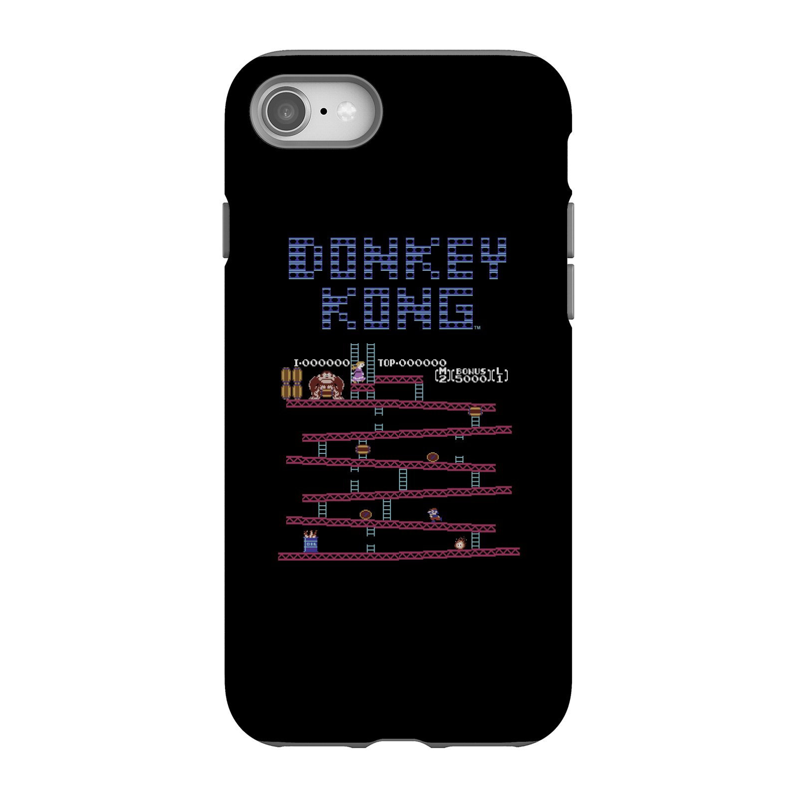 Nintendo Donkey Kong Retro Phone Case - iPhone 8 - Tough Case - Gloss