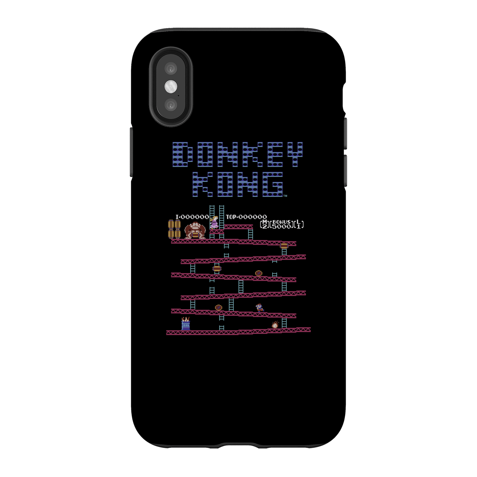 Nintendo Donkey Kong Retro Phone Case - iPhone X - Tough Case - Gloss