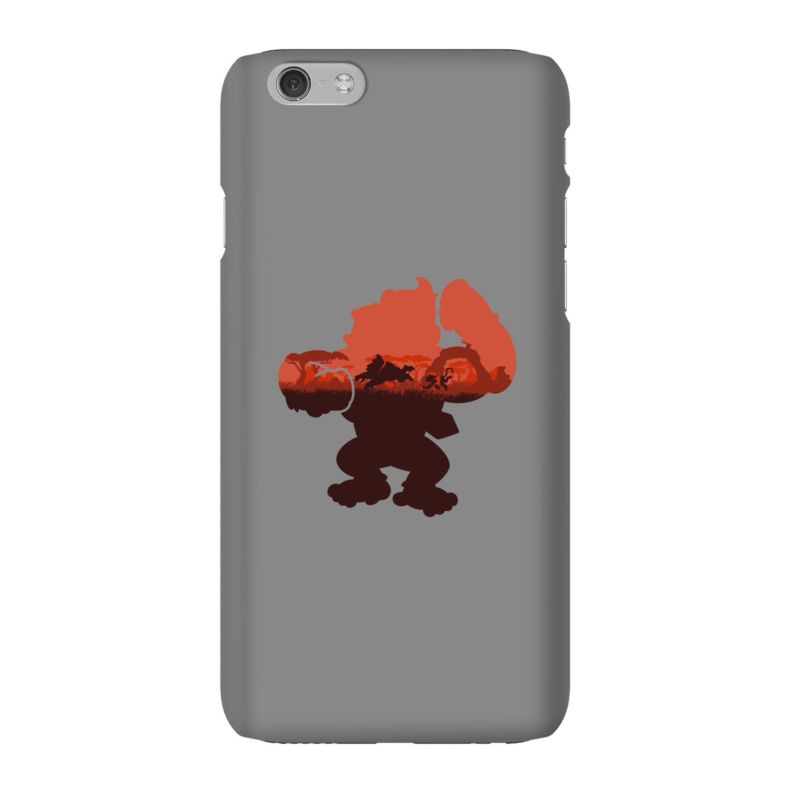 Nintendo Donkey Kong Silhouette Serengeti Phone Case - iPhone 6 - Snap Case - Matte