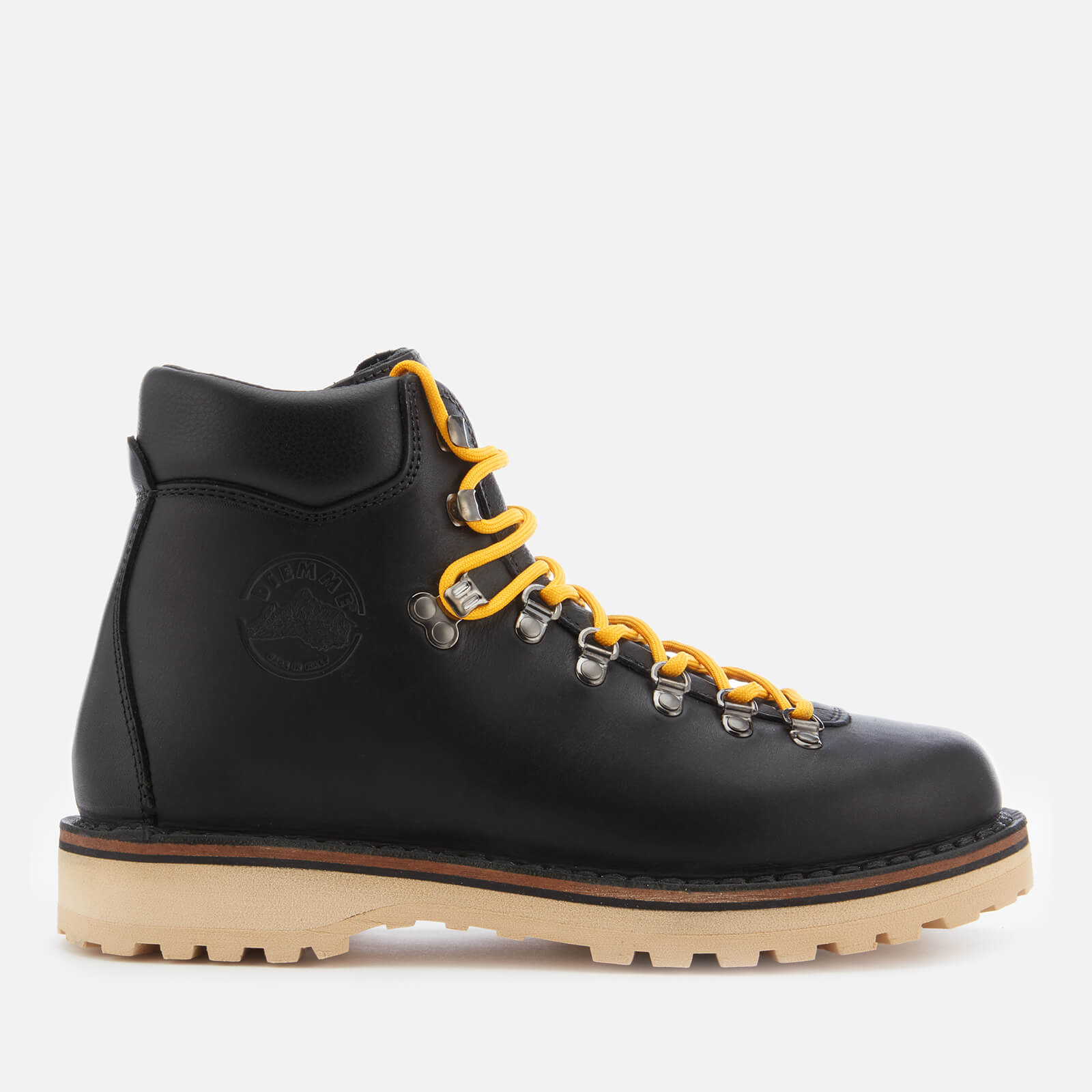 Diemme Men's Roccia Vet Full Grain Leather Lace Up Boots - Black - UK 7 - Black