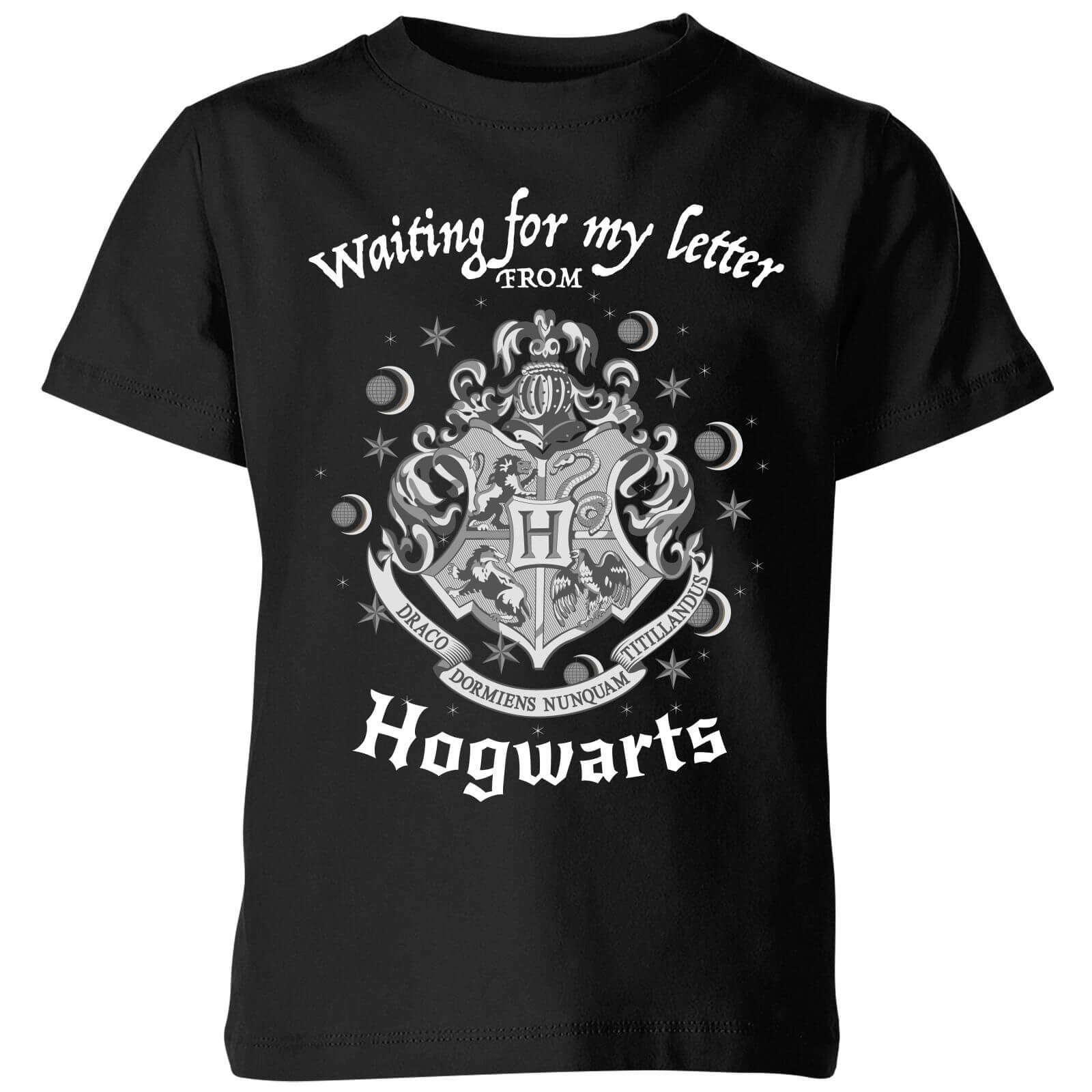 Harry Potter Waiting For My Letter From Hogwarts Kids' T-Shirt - Black - 9-10 Years