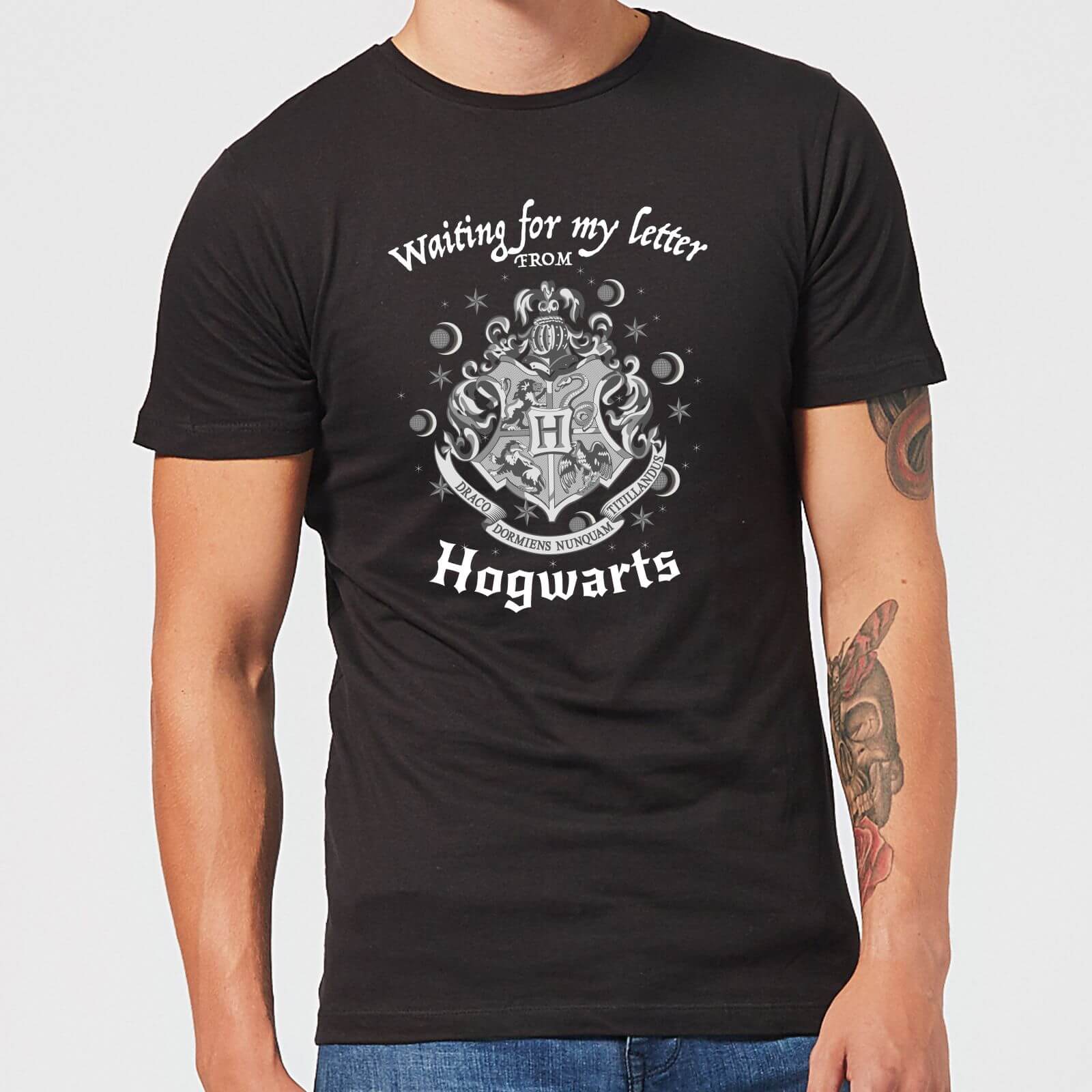 Harry Potter Waiting For My Letter From Hogwarts Men's T-Shirt - Black - 3XL - Black