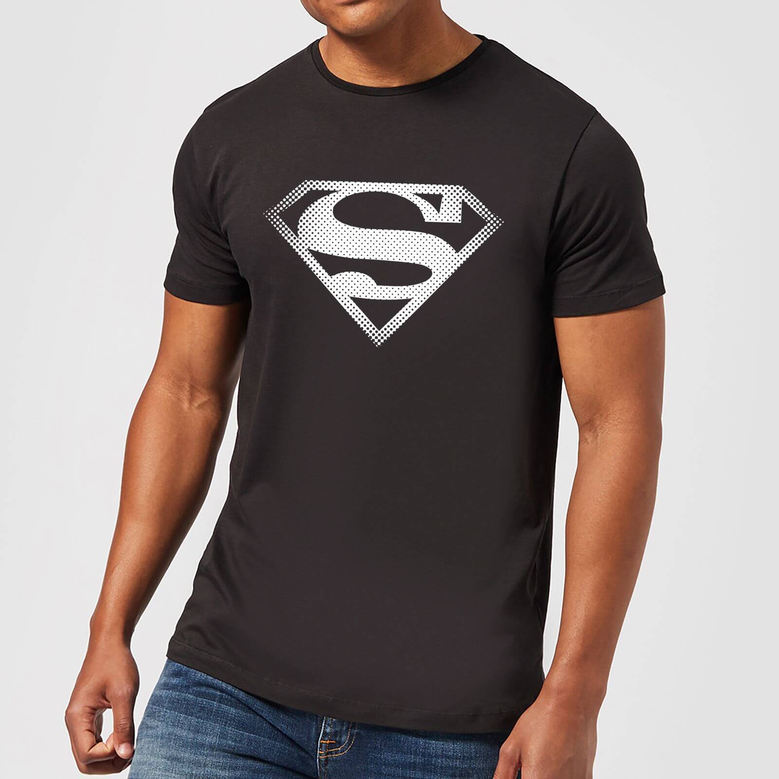 DC Originals Superman Spot Logo Herren T-Shirt - Schwarz - 3XL