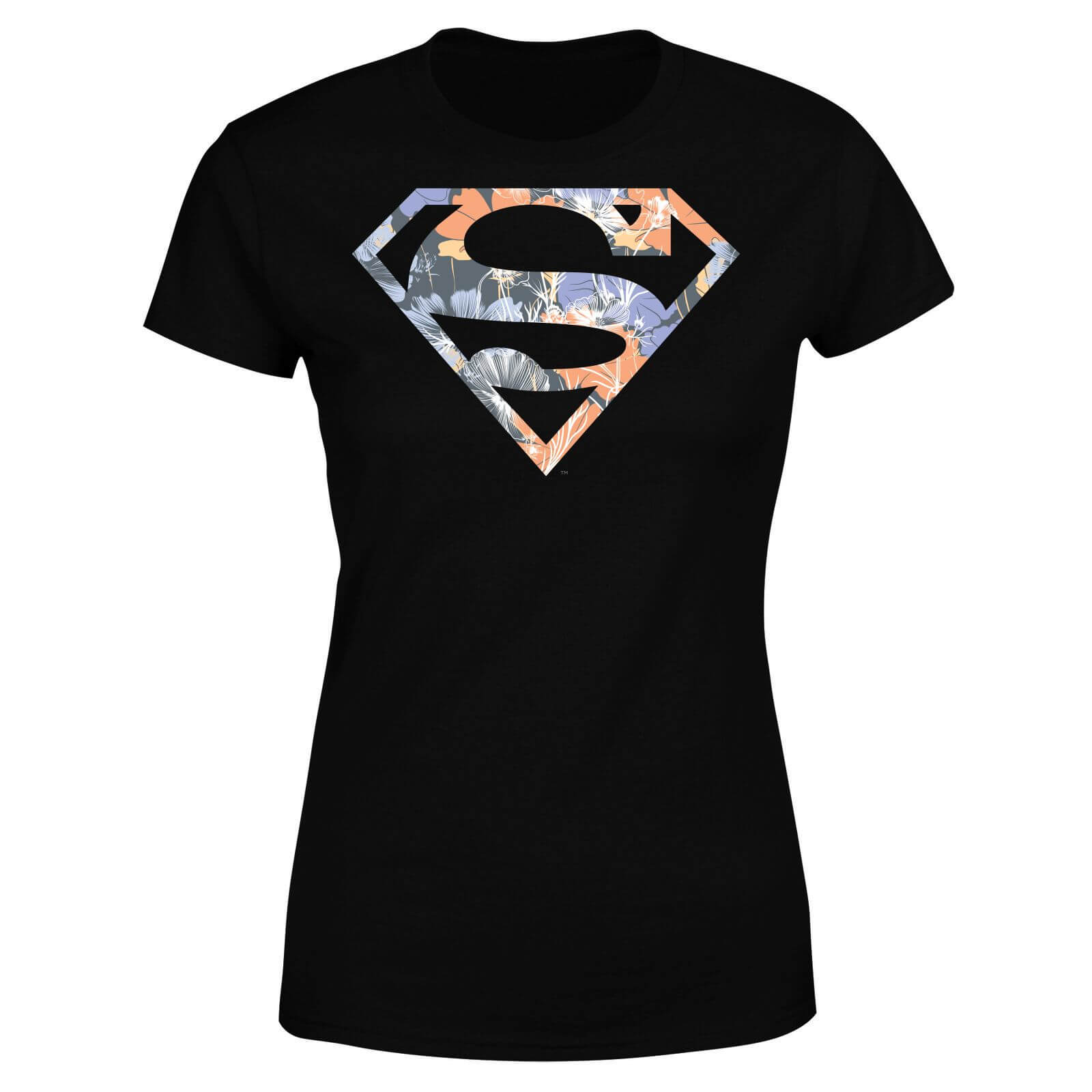 

DC Originals Floral Superman Women's T-Shirt - Black - XL