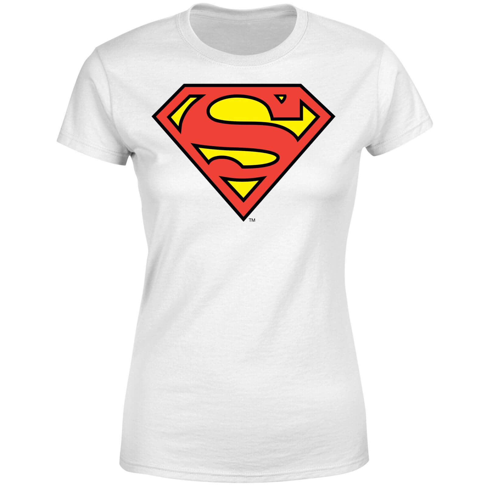 

DC Originals Official Superman Shield Women's T-Shirt - White - L