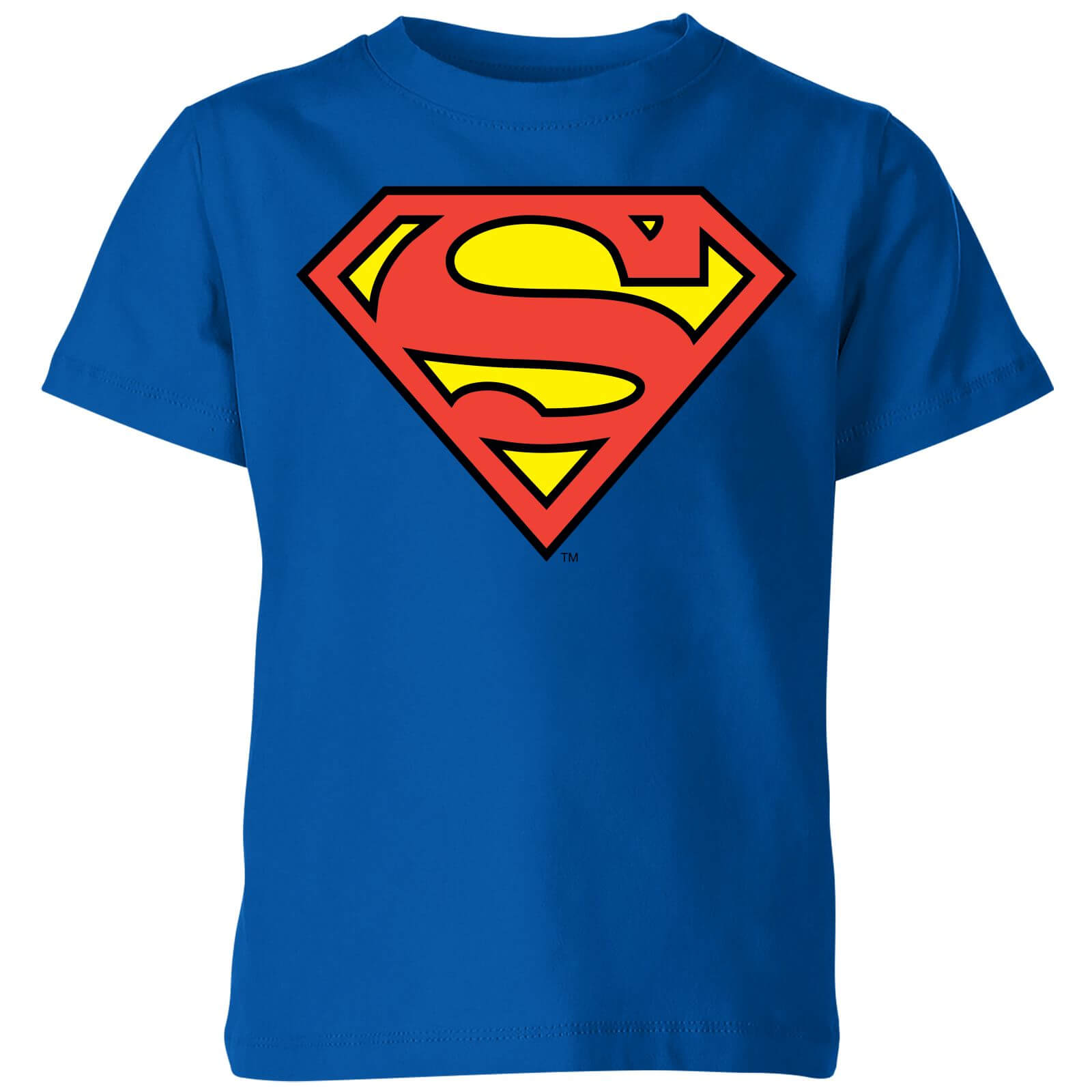 

DC Originals Official Superman Shield Kids' T-Shirt - Royal Blue - 3-4 Anni
