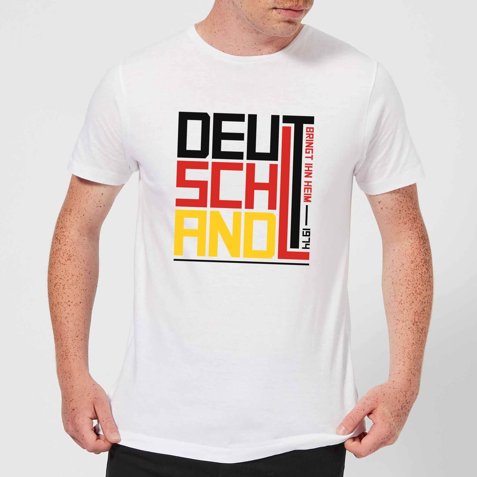 Deutschland Men's T-Shirt - White - 3XL - White