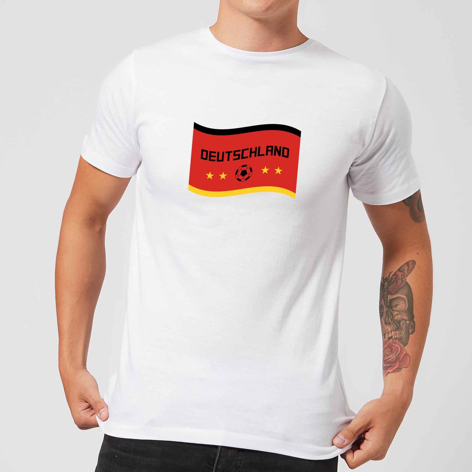 Deutschland Men's T-Shirt - White - 3XL - White