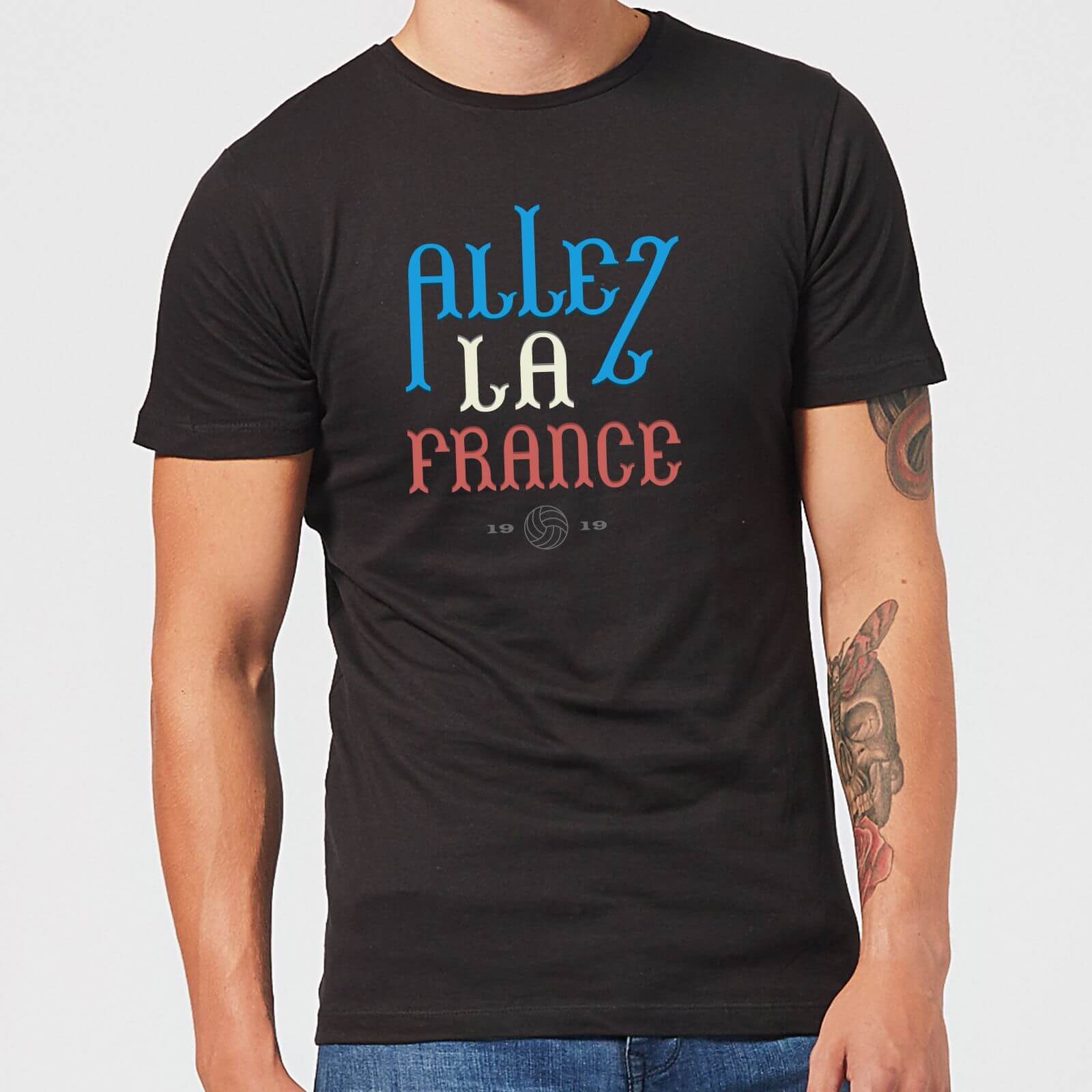 Allez La France Men's T-Shirt - Black - XS - Black