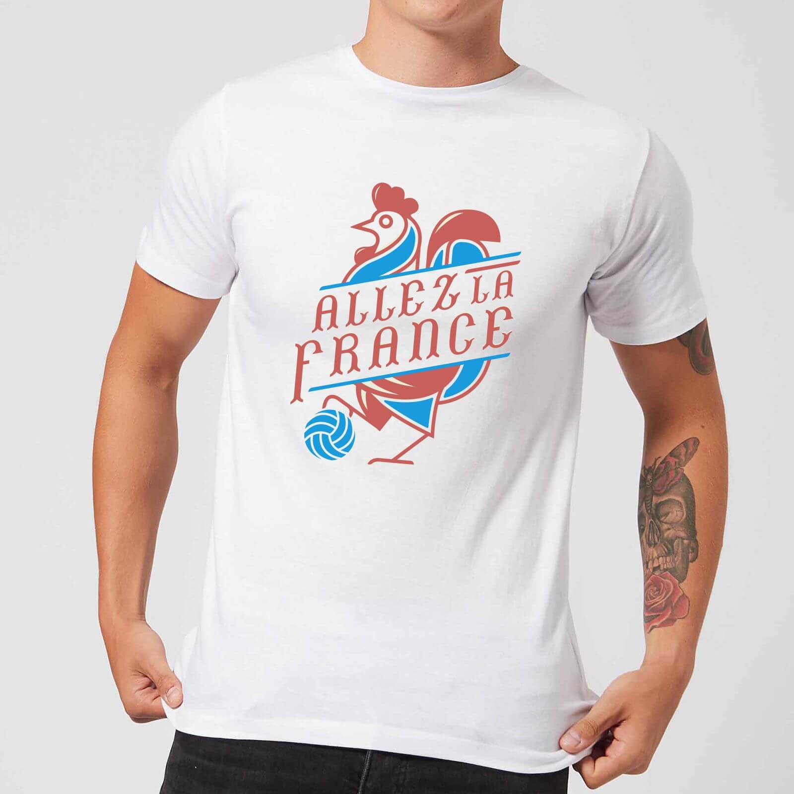 Allez La France Men's T-Shirt - White - 3XL - White