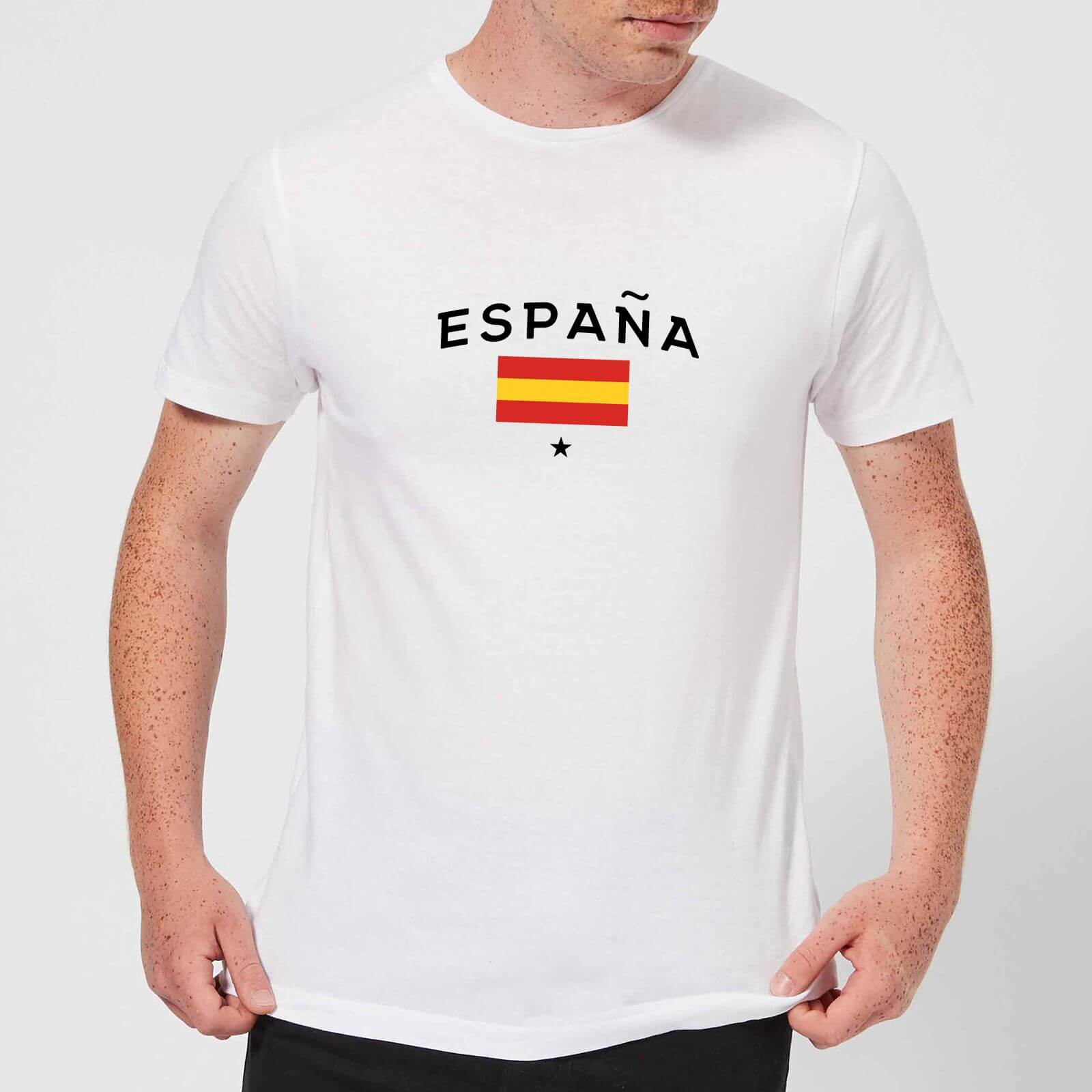 Espana Men's T-Shirt - White - 3XL - White