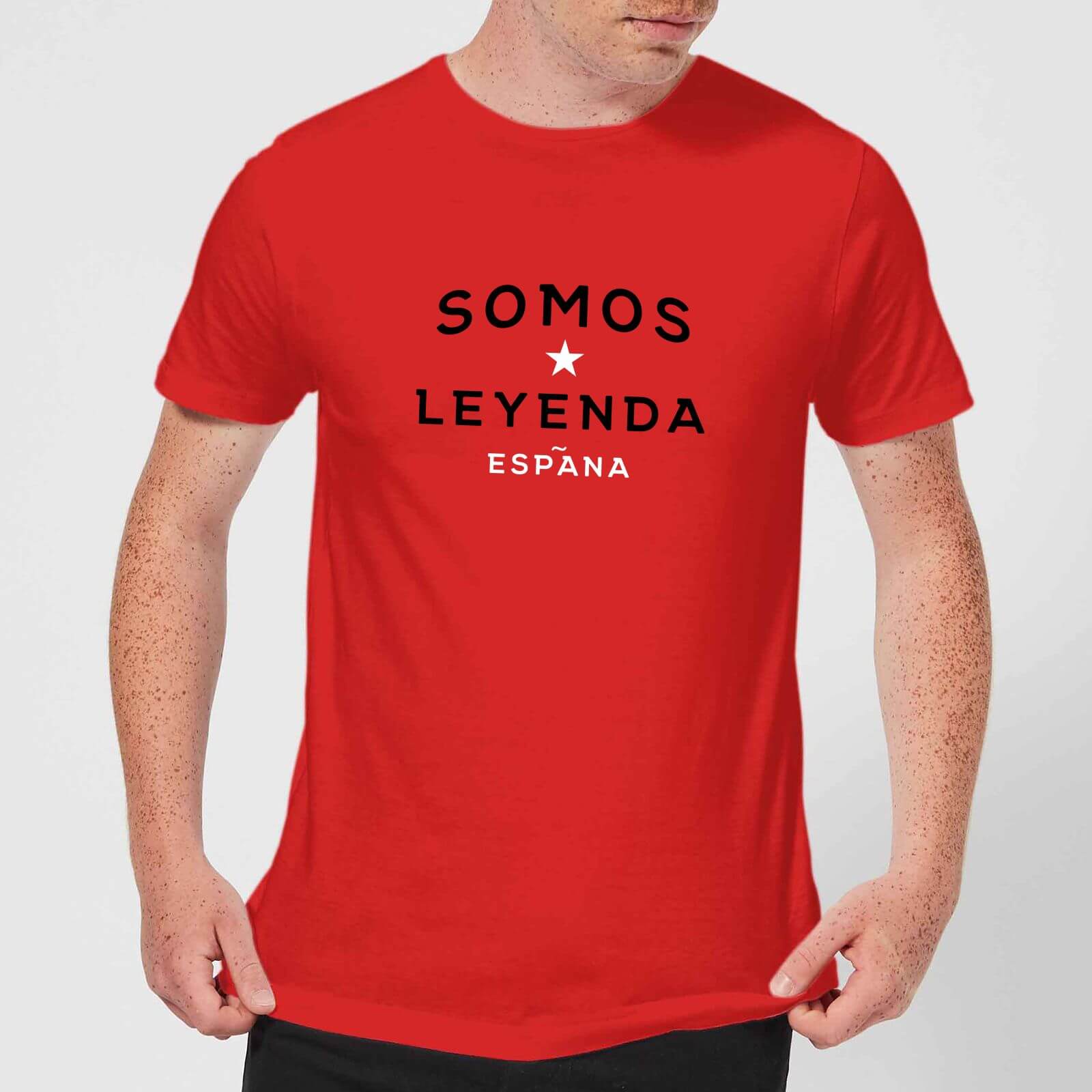 Somos Leyenda Men's T-Shirt - Red - XS - Red