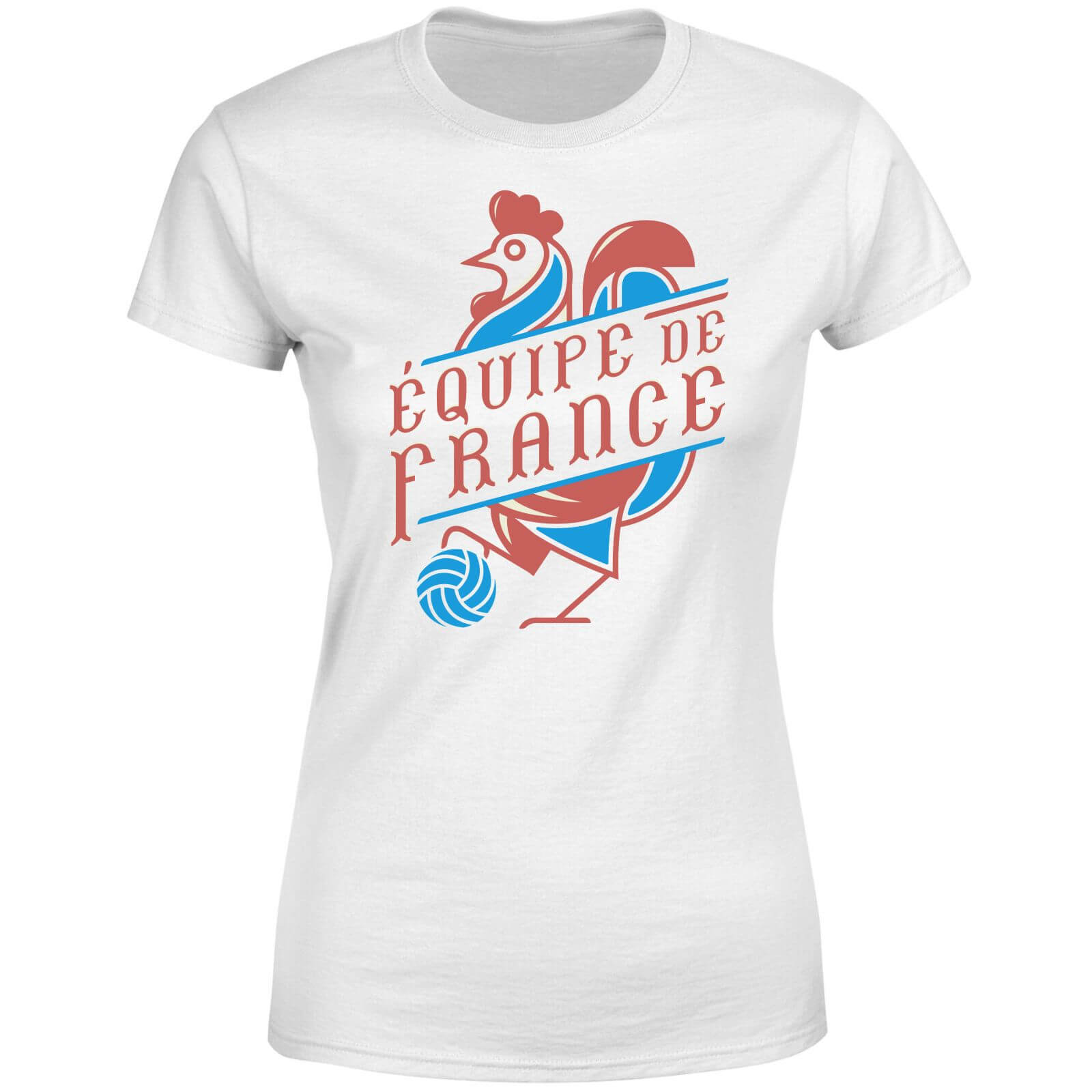 Equipe De France Women's T-Shirt - White - 4XL - White