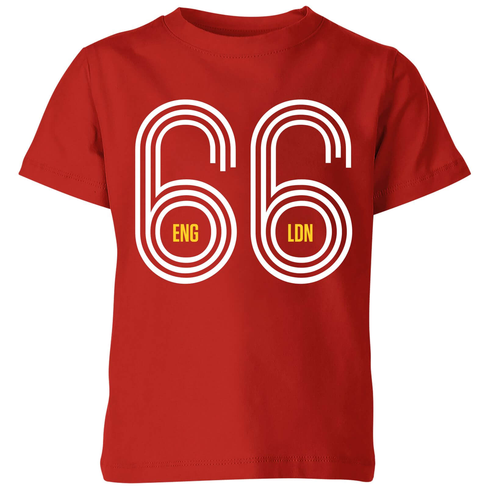 England 66 Kids' T-Shirt - Red - 3-4 Years - Red