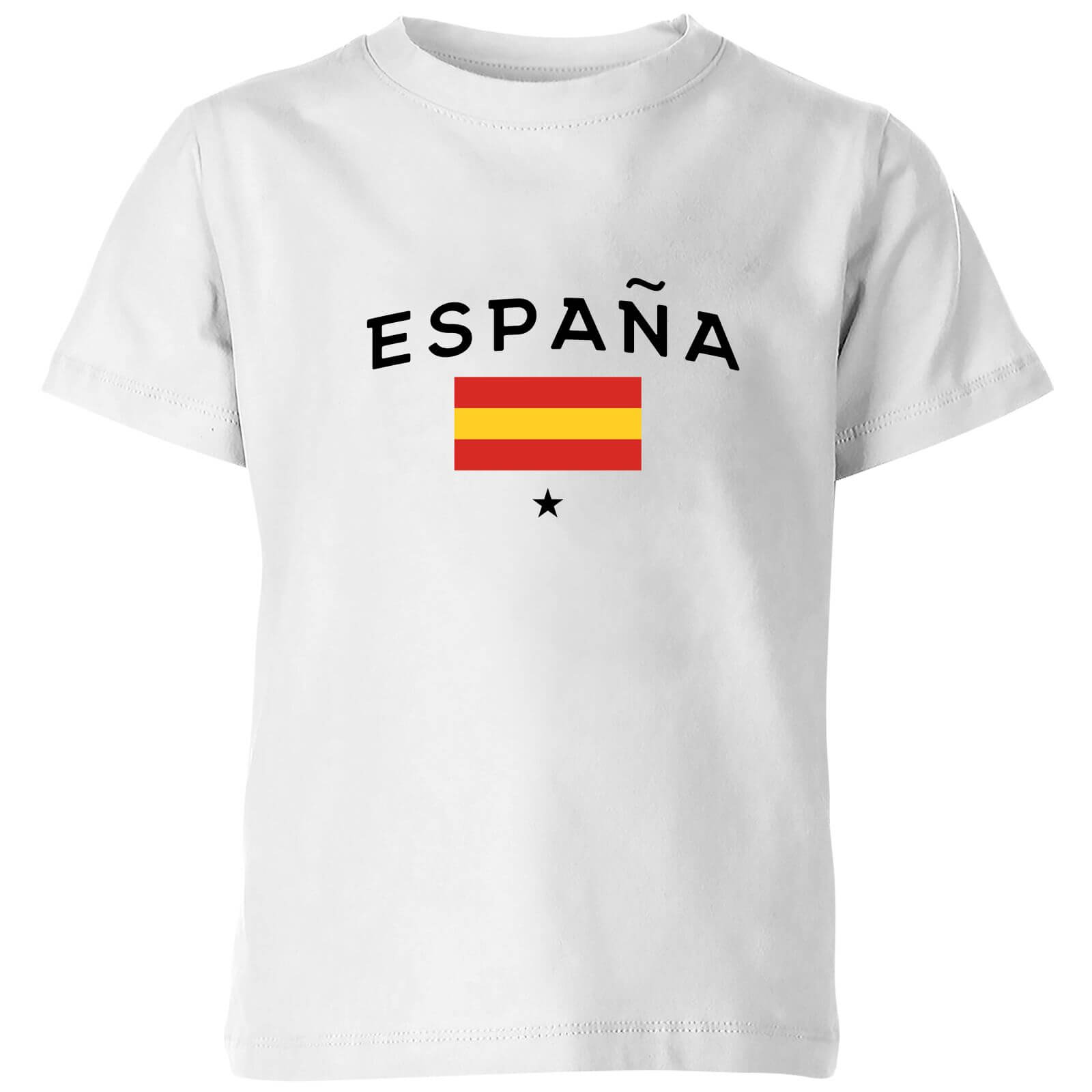Espana Kids' T-Shirt - White - 3-4 Years - White