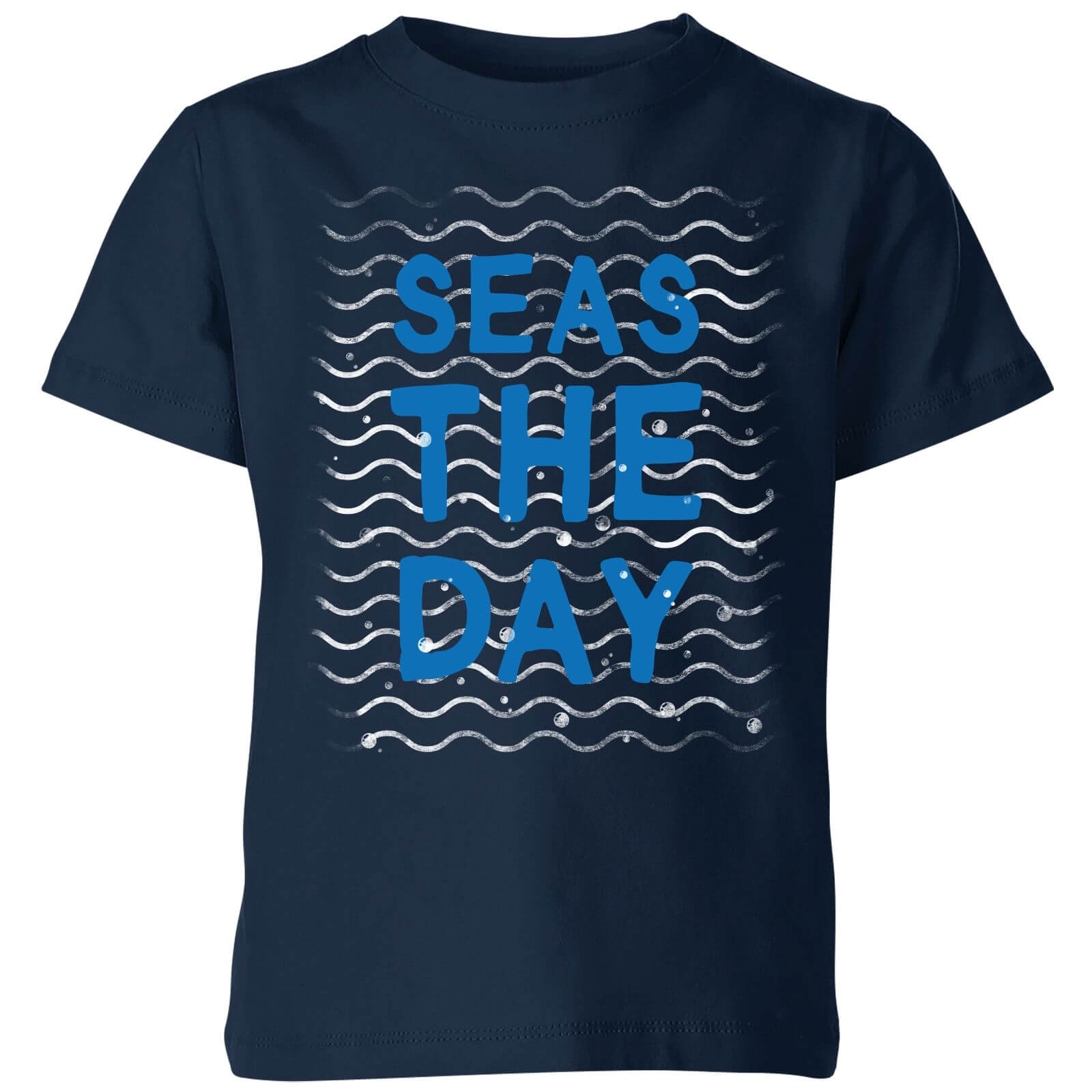 My Little Rascal Seas The Day Kids' T-Shirt - Navy - 3-4 Years - Navy