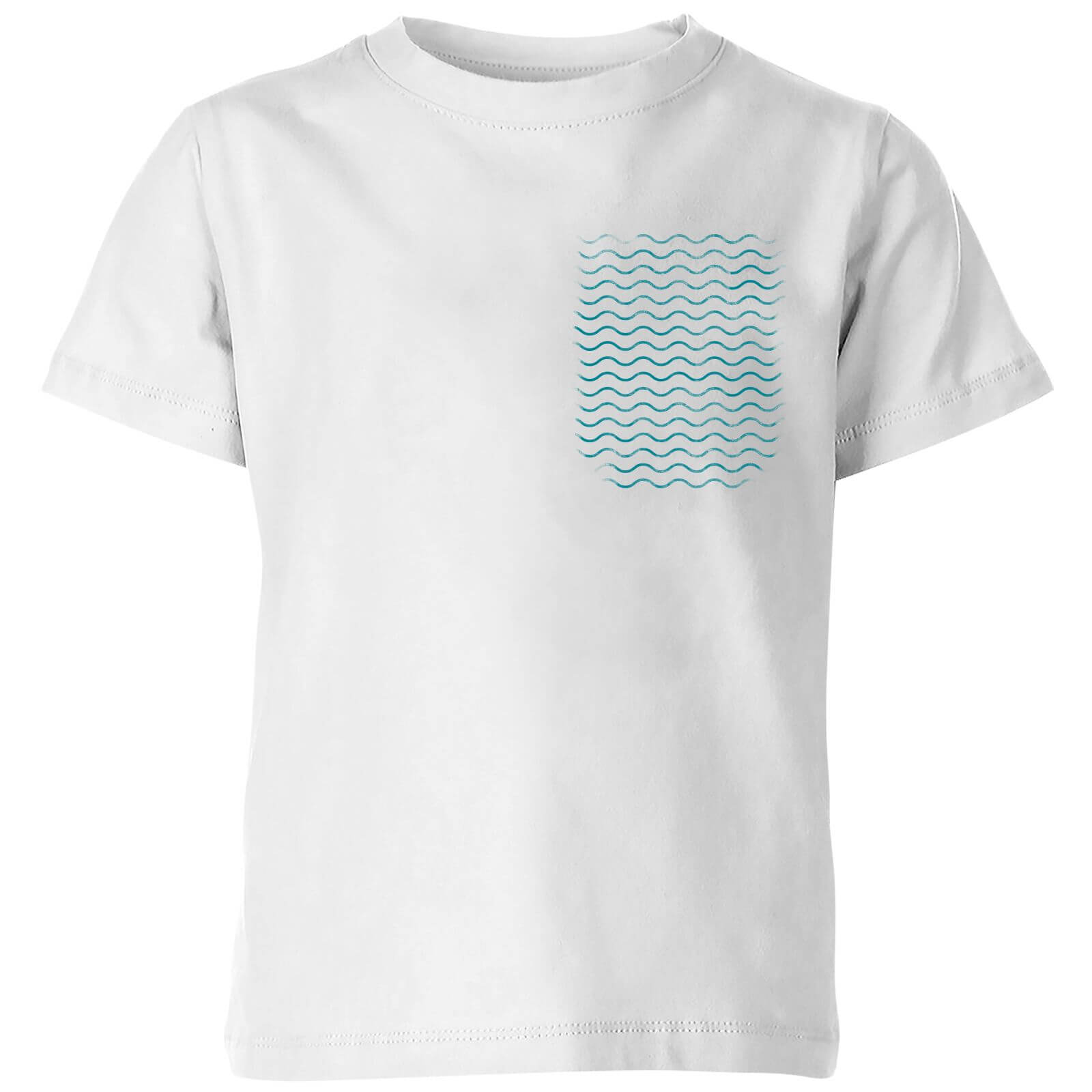My Little Rascal Pocket Waves Kids' T-Shirt - White - 5-6 Years - White