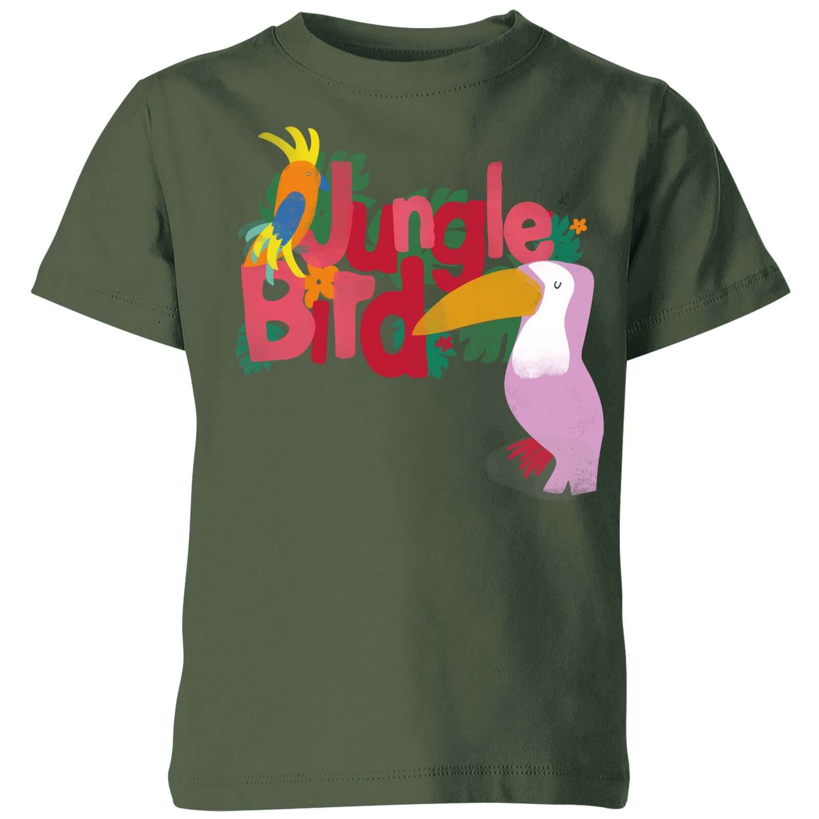 My Little Rascal Jungle Bird Kids' T-Shirt - Forest Green - 11-12 Years - Forest Green