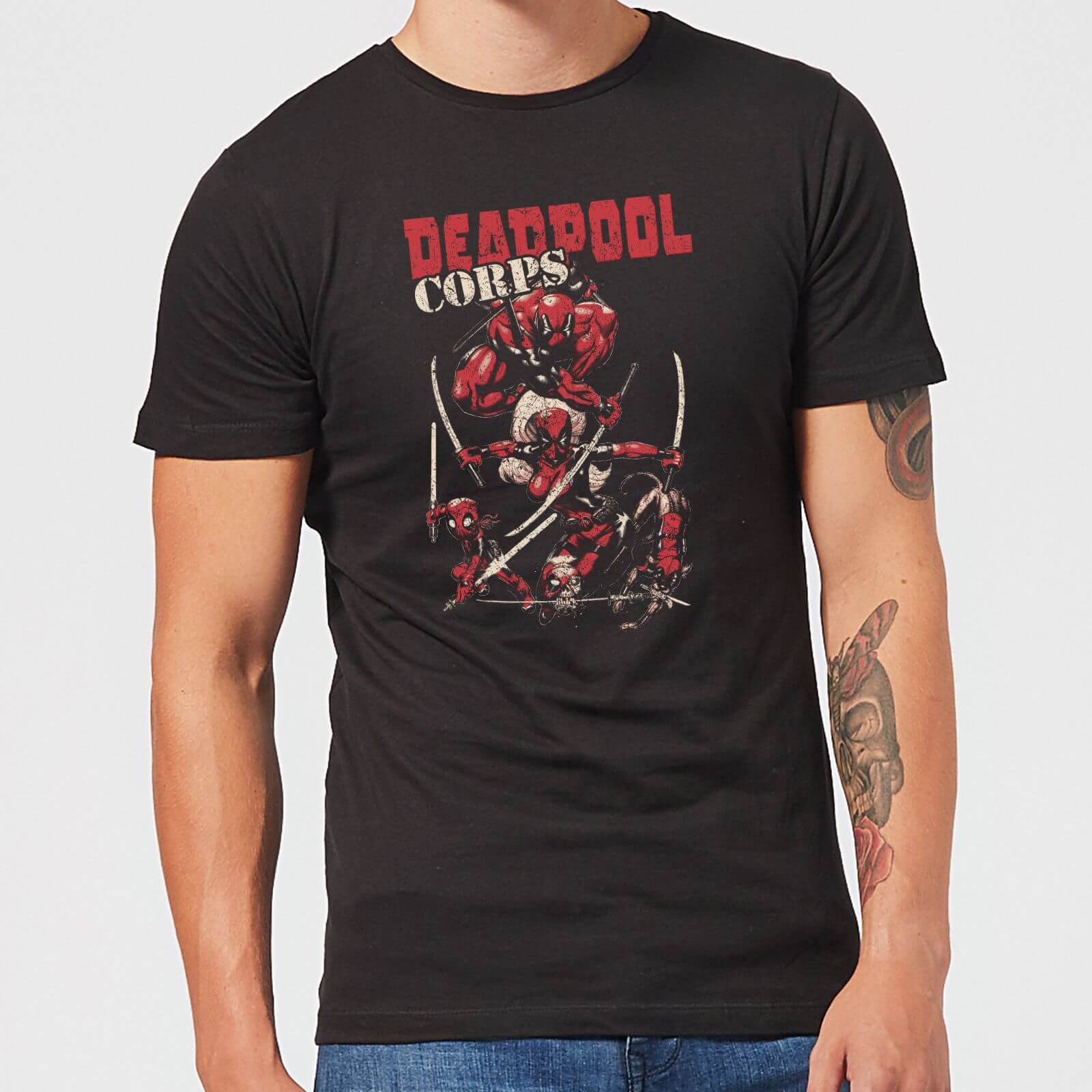 Marvel Deadpool Family Corps Männer T-Shirt – Schwarz - S