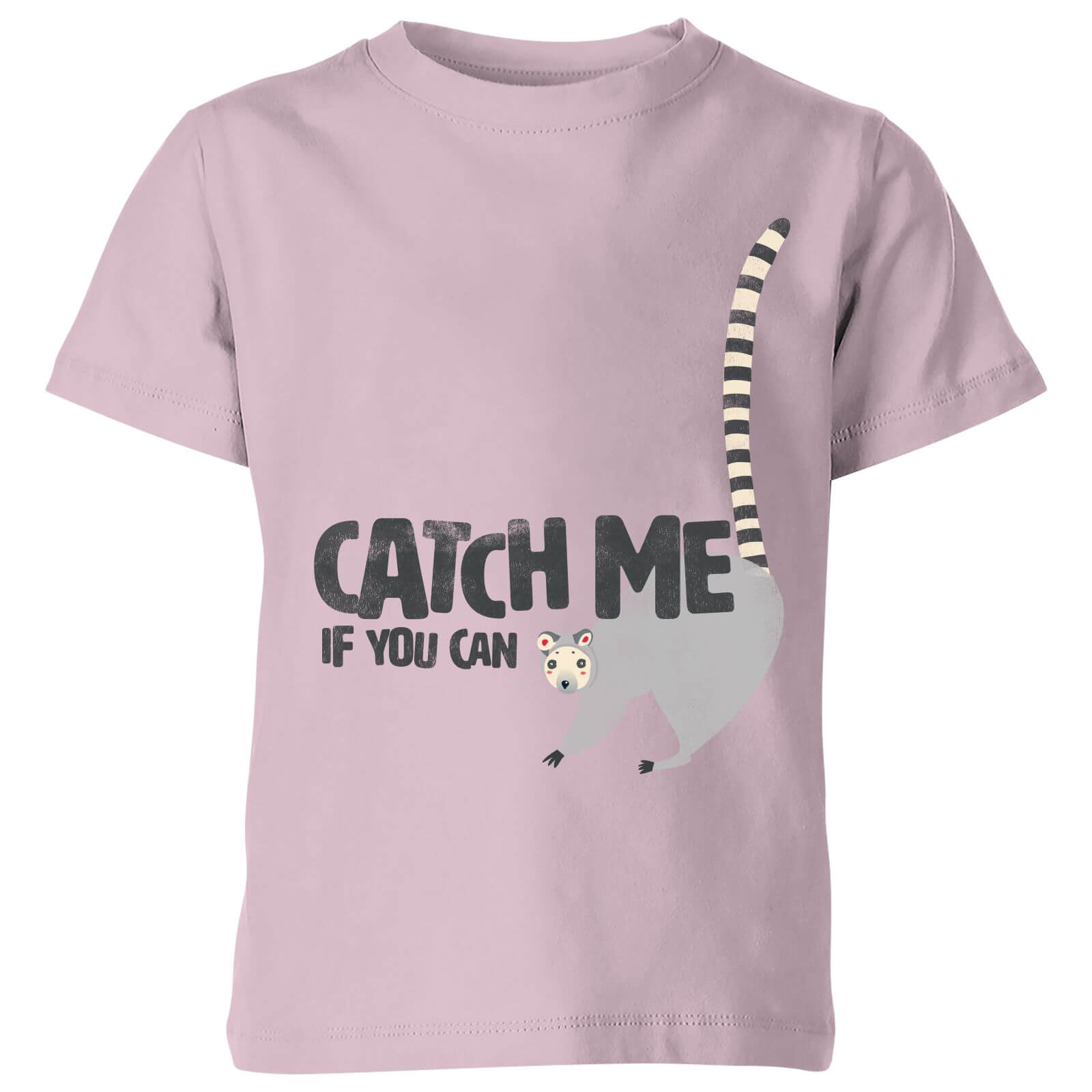 My Little Rascal Catch Me If You Can - Baby Pink Kids' T-Shirt - 3-4 Years - Baby Pink