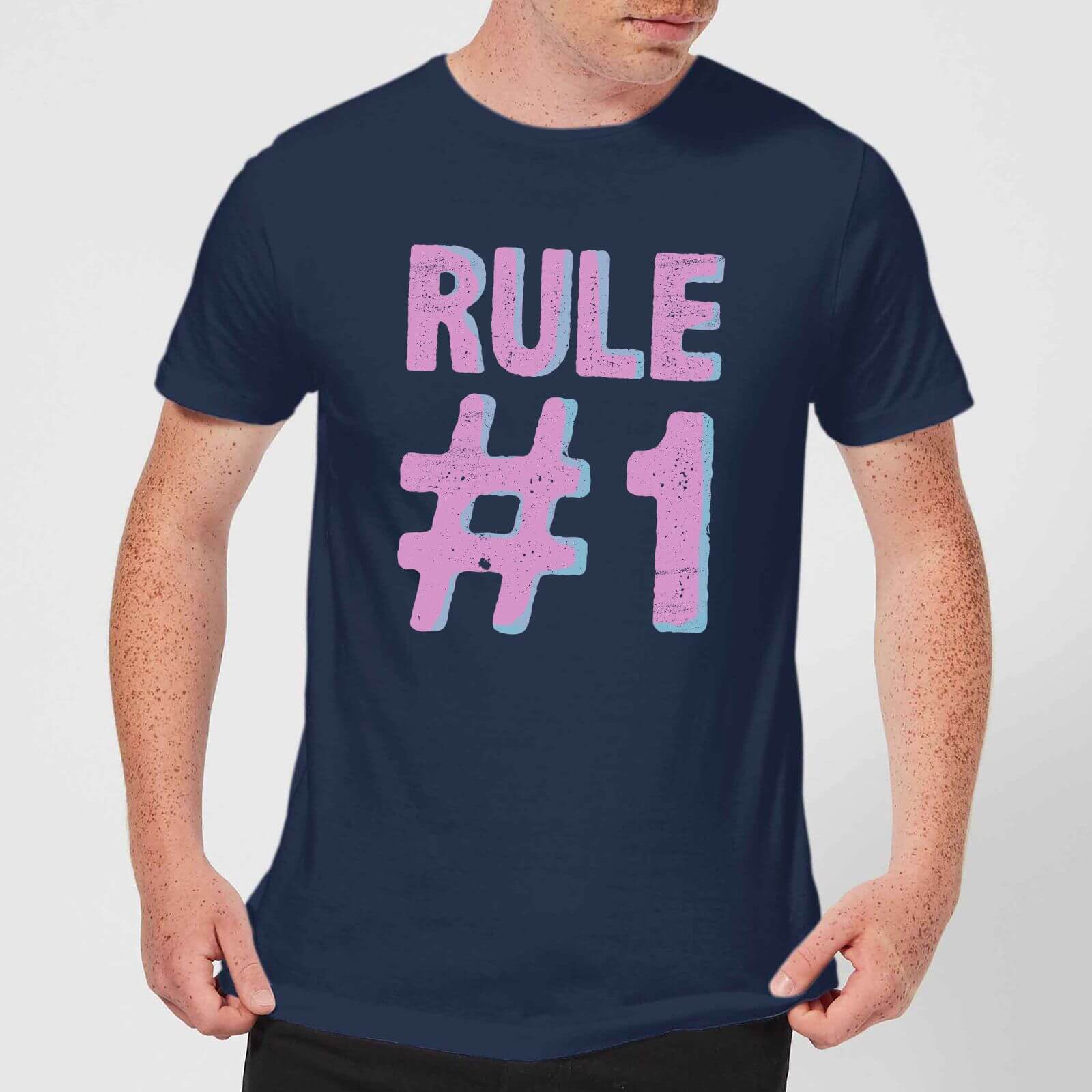 T-Shirt Homme Rule #1 - Bleu Marine - S - Navy