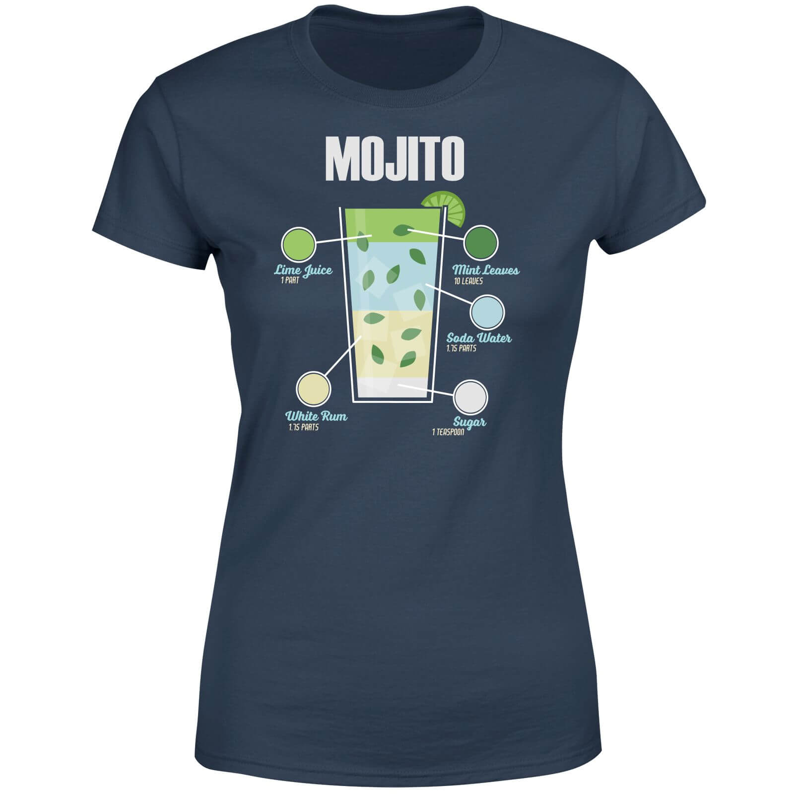 Mojito Women's T-Shirt - Navy - S - Navy