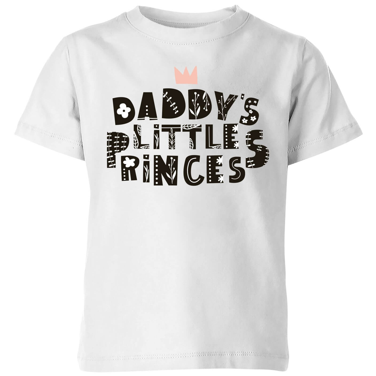 My Little Rascal Daddy's Little Princess Kids' T-Shirt - White - 3-4 Years - White