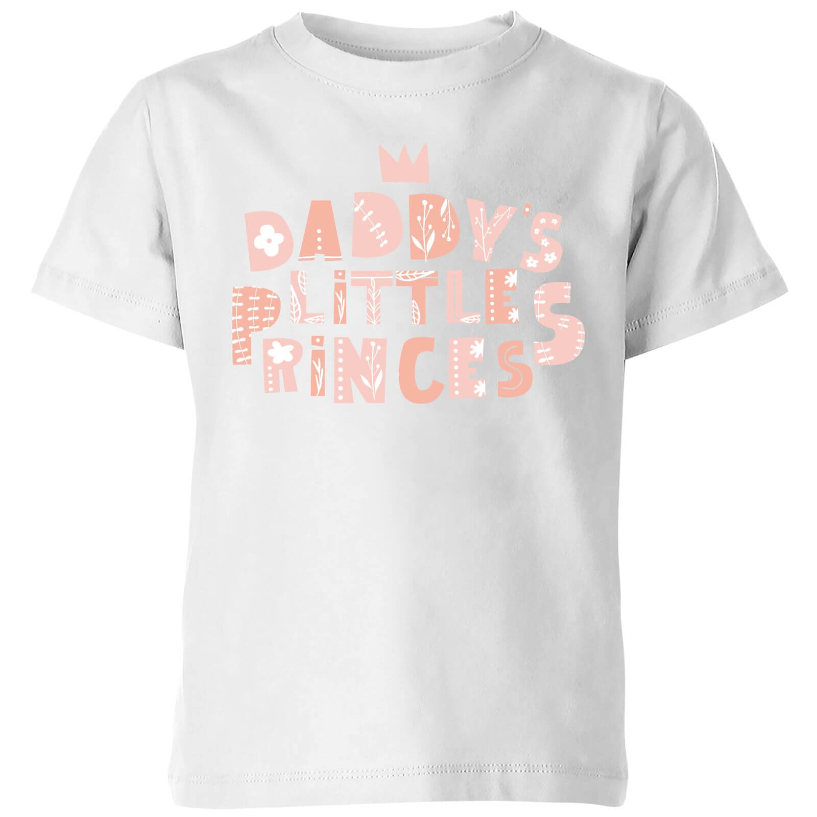 My Little Rascal Daddy's Little Princes Kids' T-Shirt - White - 3-4 Years - White