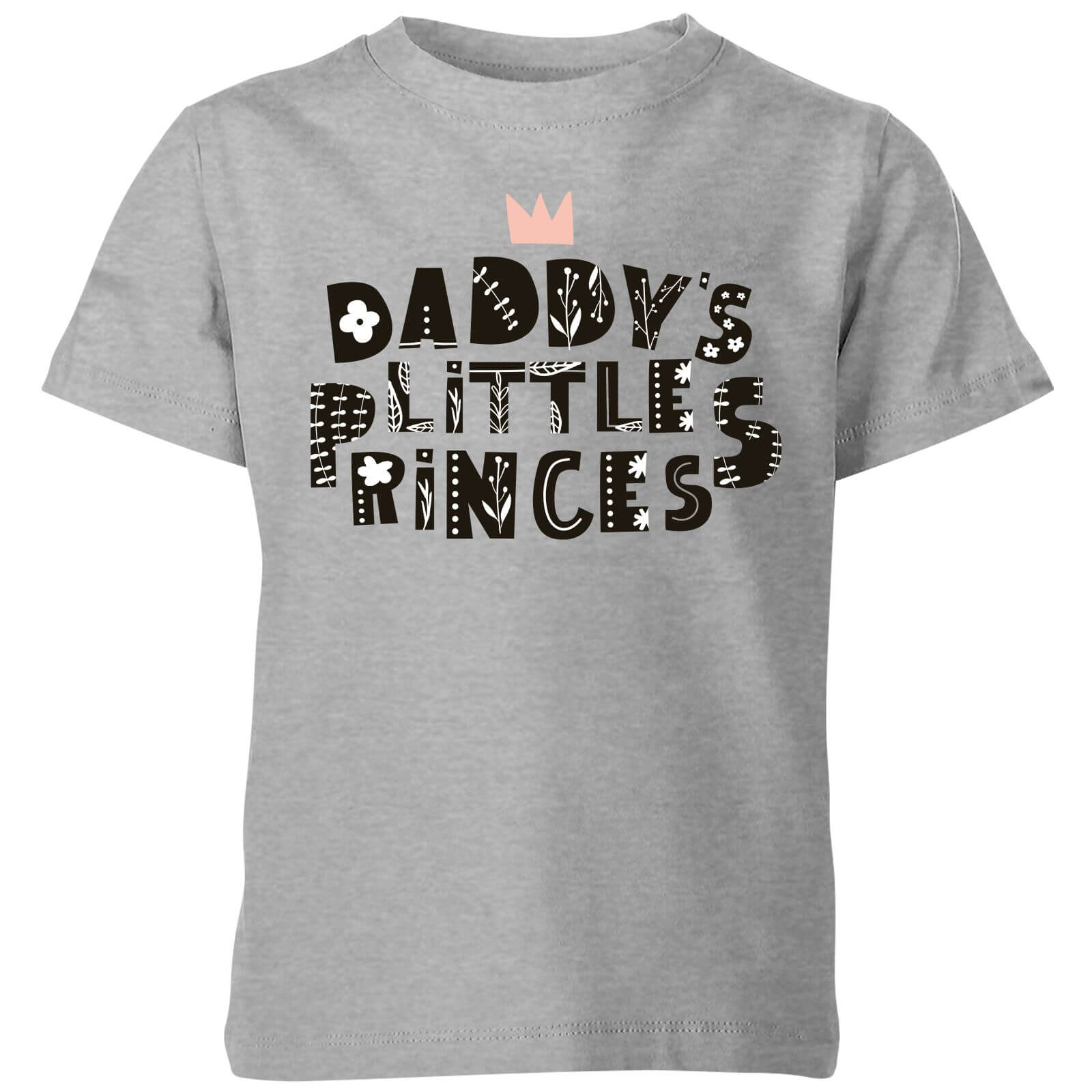 My Little Rascal Daddy's Little Princess Kids' T-Shirt - Grey - 3-4 Years - Grey