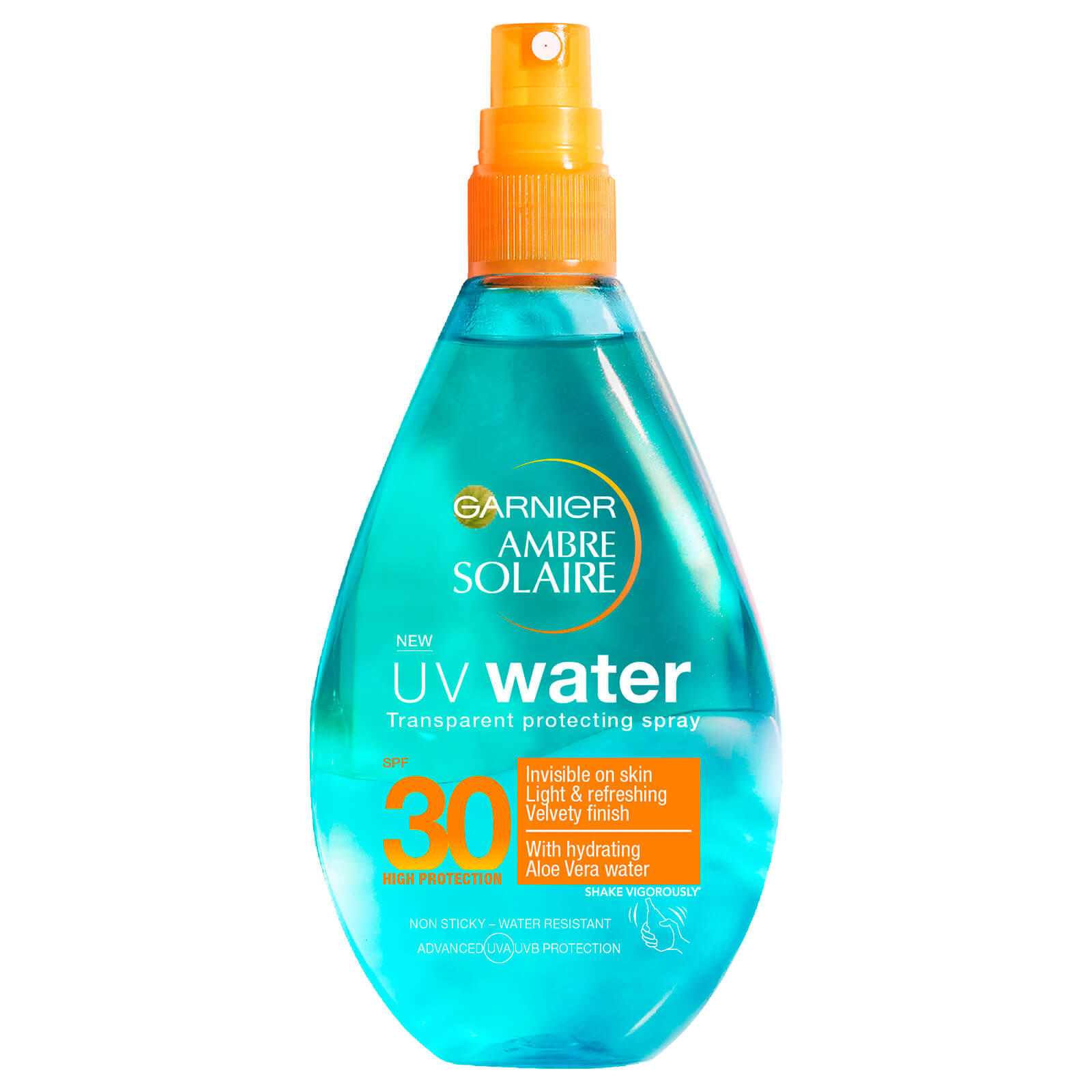 

Ambre Solaire UV Water Aloe Vera Clear Sun Cream Spray SPF30 150ml