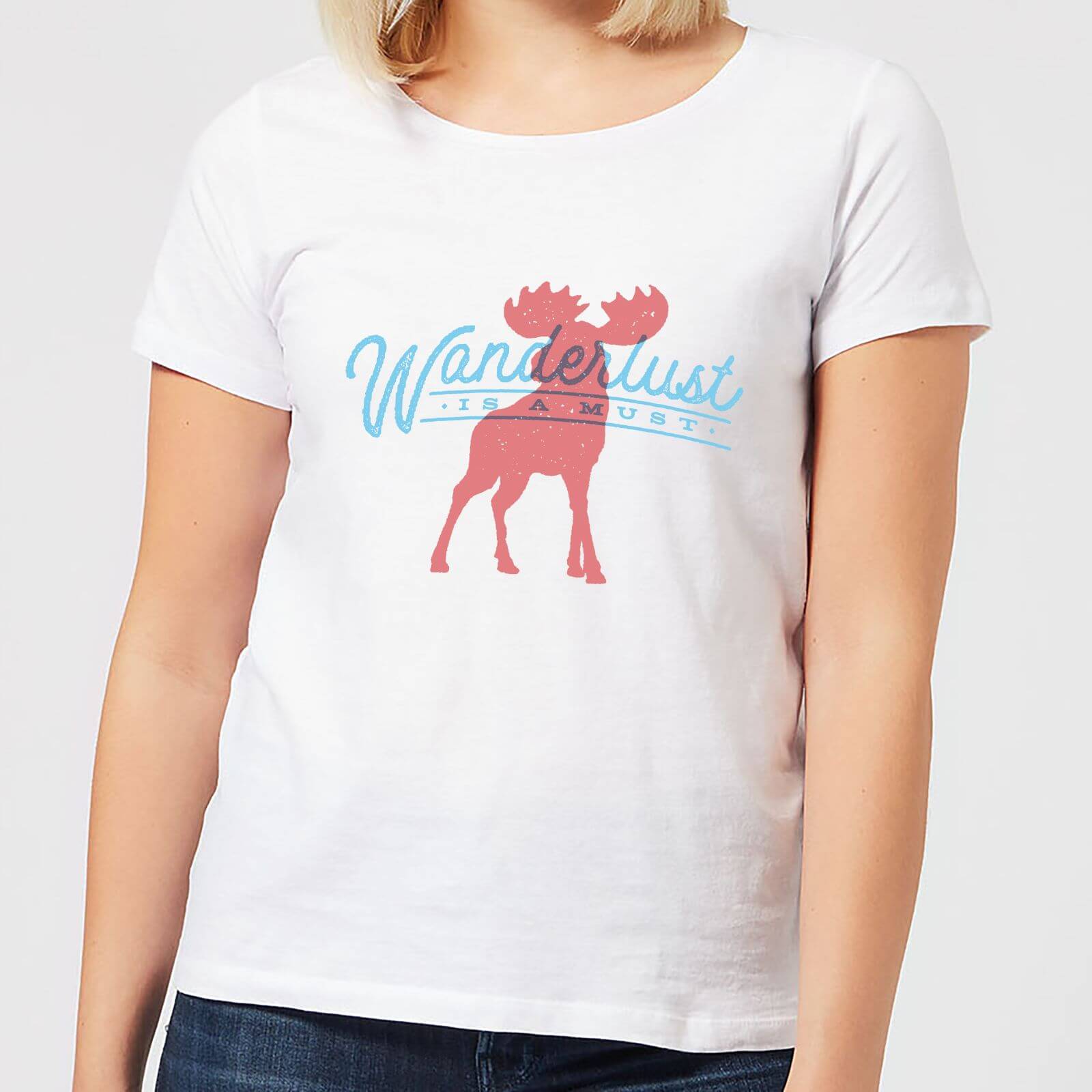 Wanderlust Is A Must Women's T-Shirt - White - 4XL - White