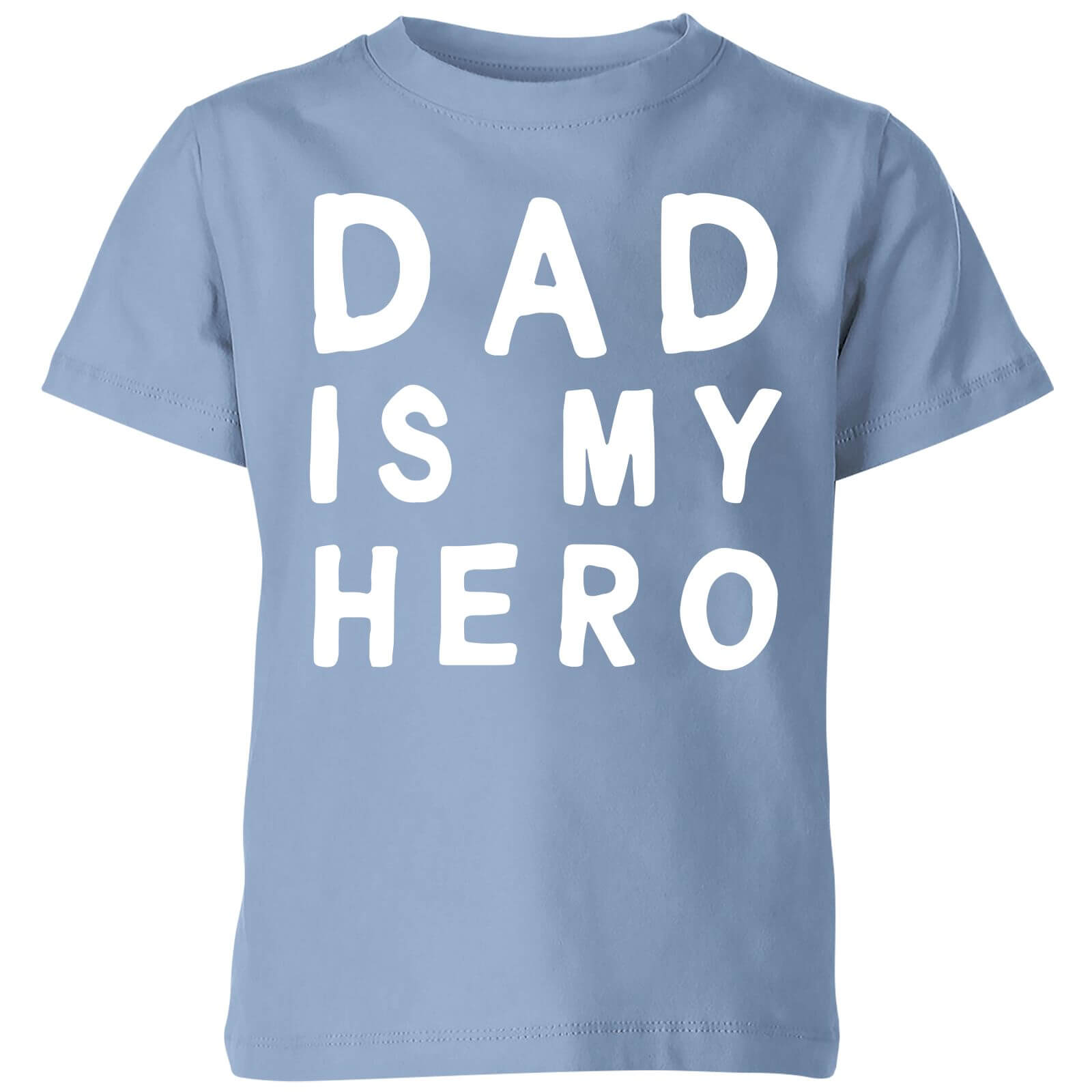 My Little Rascal Dad Is My Hero - Baby Blue Kids' T-Shirt - 3-4 Years - Baby Blue