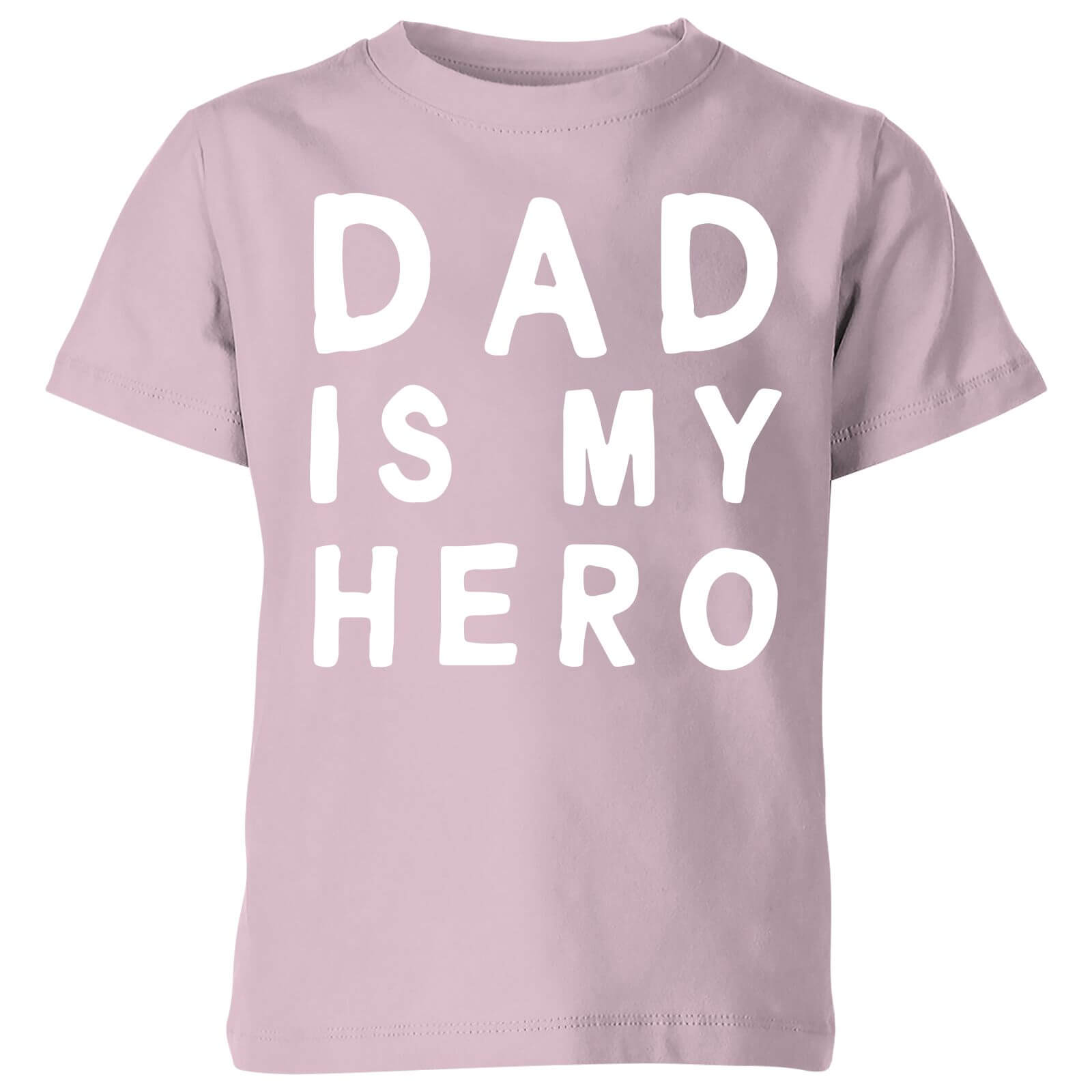My Little Rascal Dad Is My Hero - Baby Pink Kids' T-Shirt - 5-6 Years - Baby Pink