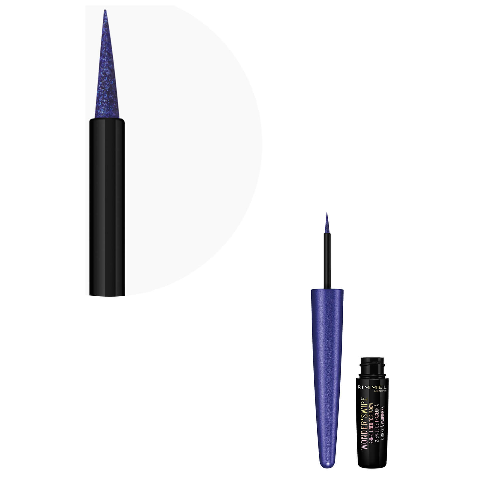 Thumbnail - Rimmel Wonder'Swipe 2-in-1 Liner to Shadow 1,7 ml (Verschiedene Farbtöne) - Cool AF