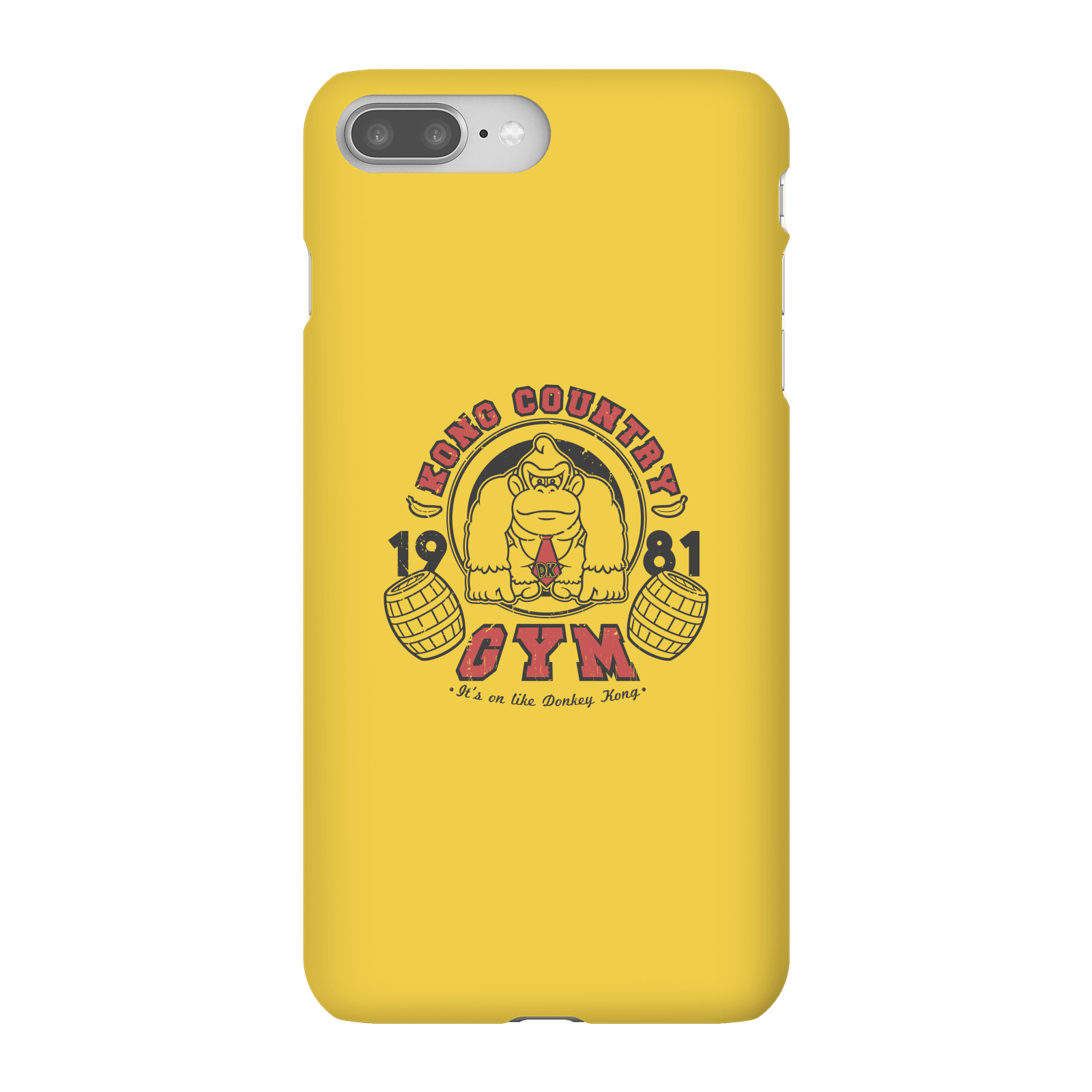 Nintendo Donkey Kong Gym Phone Case - iPhone 8 Plus - Snap Case - Matte